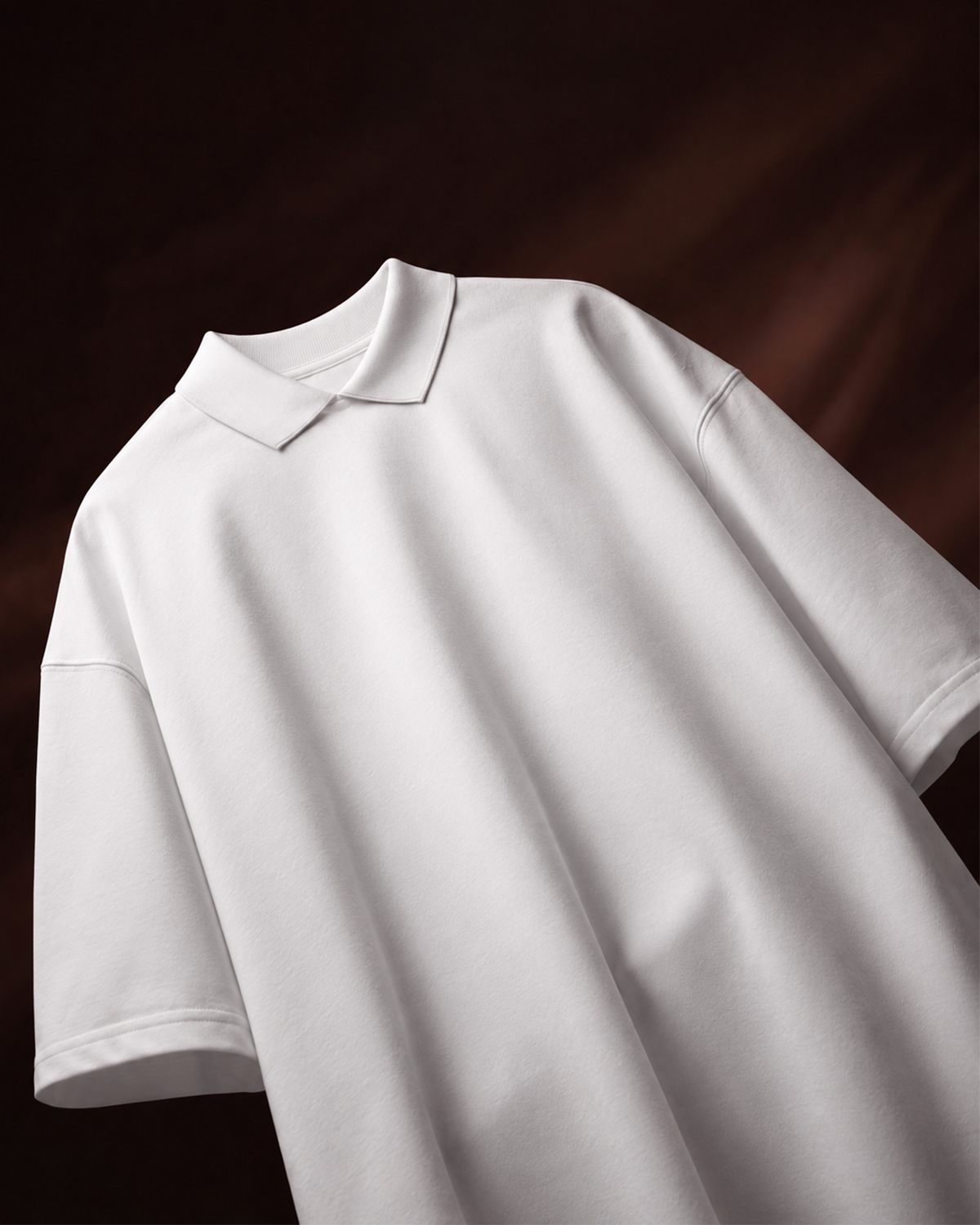 Shapeshift Polo-Studio White [OVERSIZED FIT]