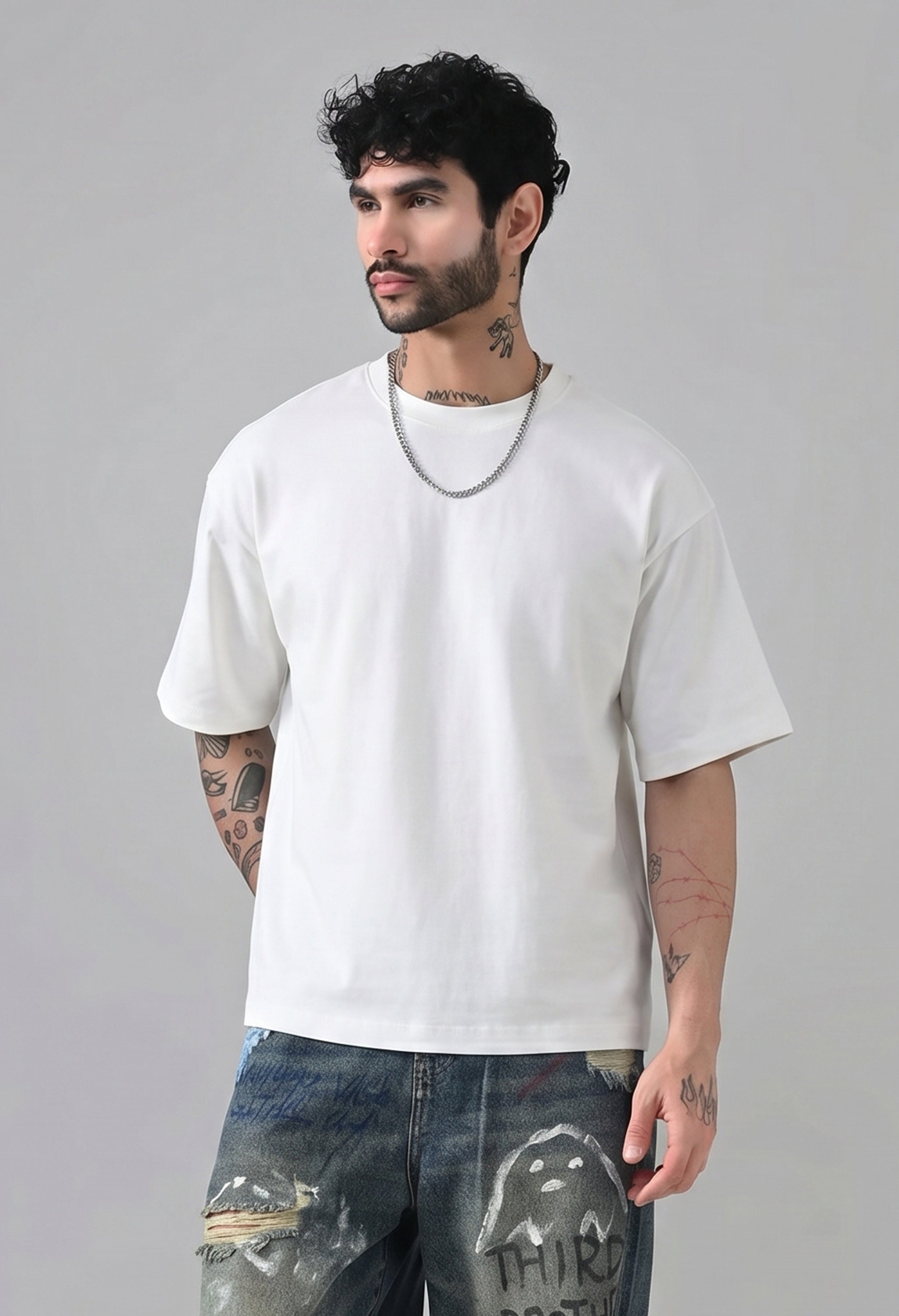 Toramoto Basic Tee- "Alpine White"