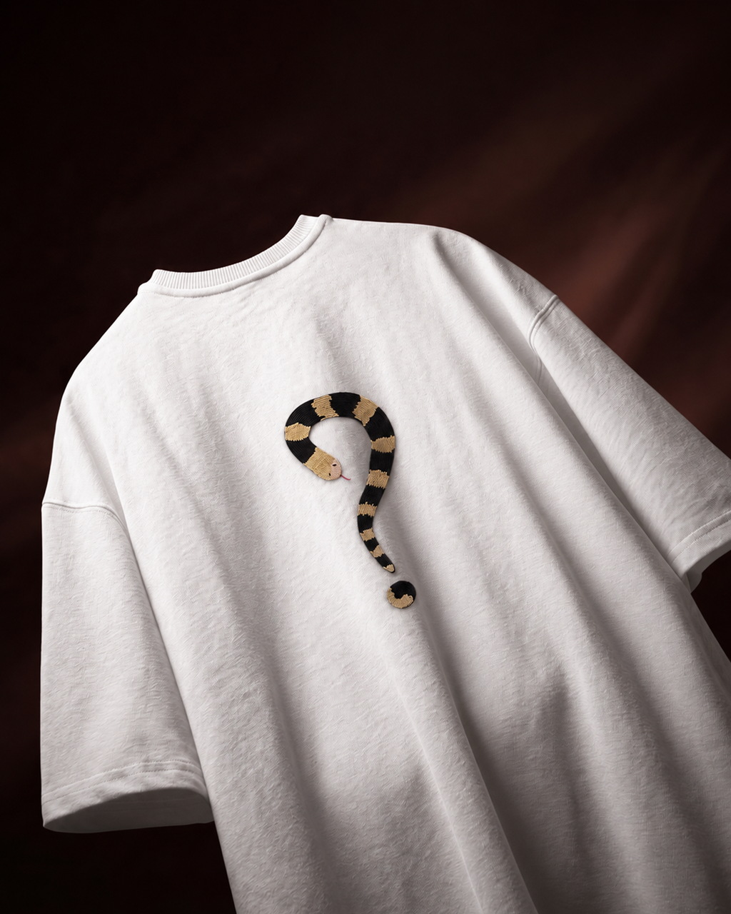 Venom of Doubt Tshirt- Ghost White