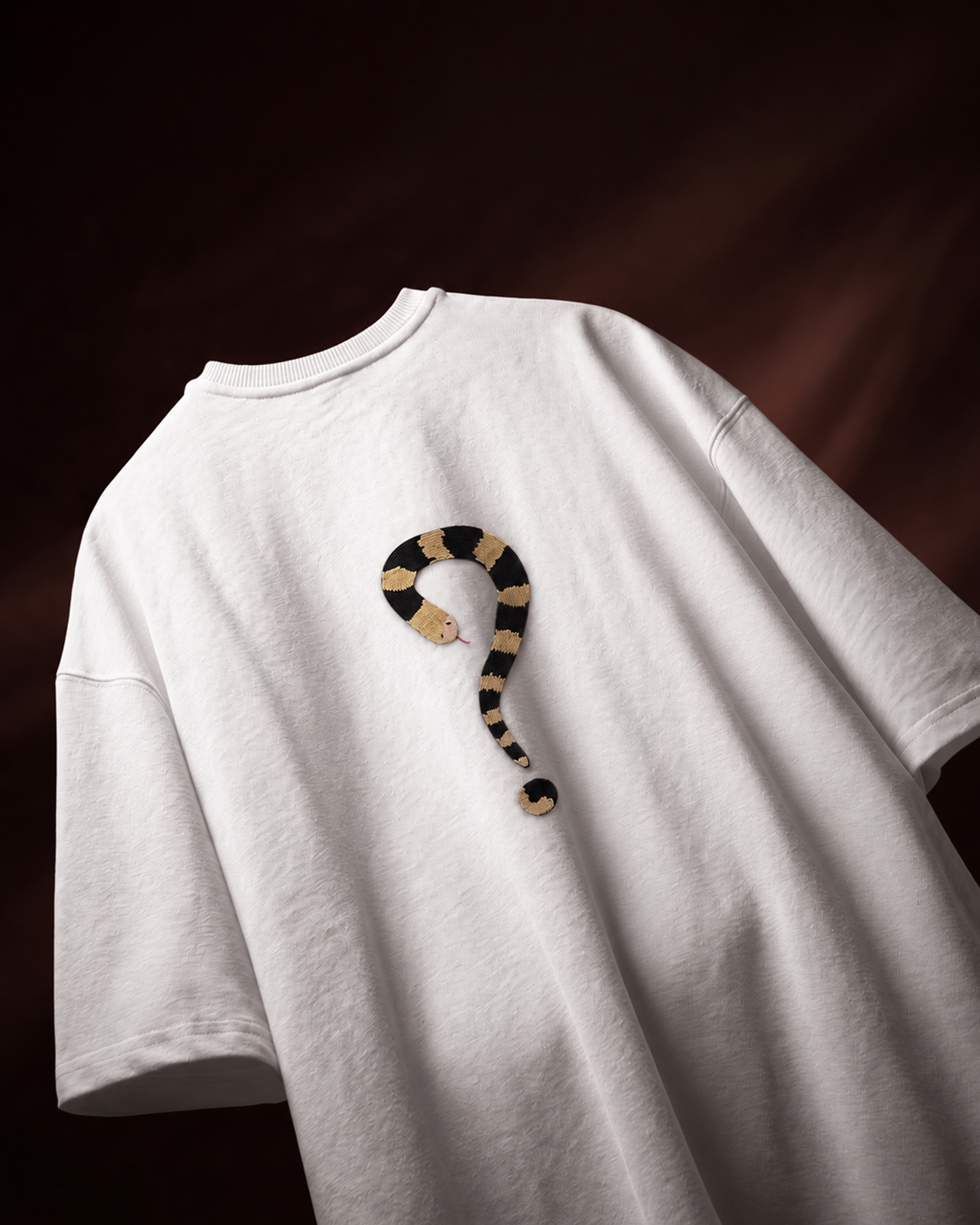 Venom of Doubt Tshirt- Ghost White