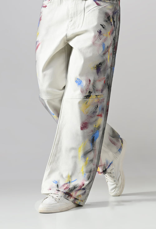 Brushstroke Denim Jeans