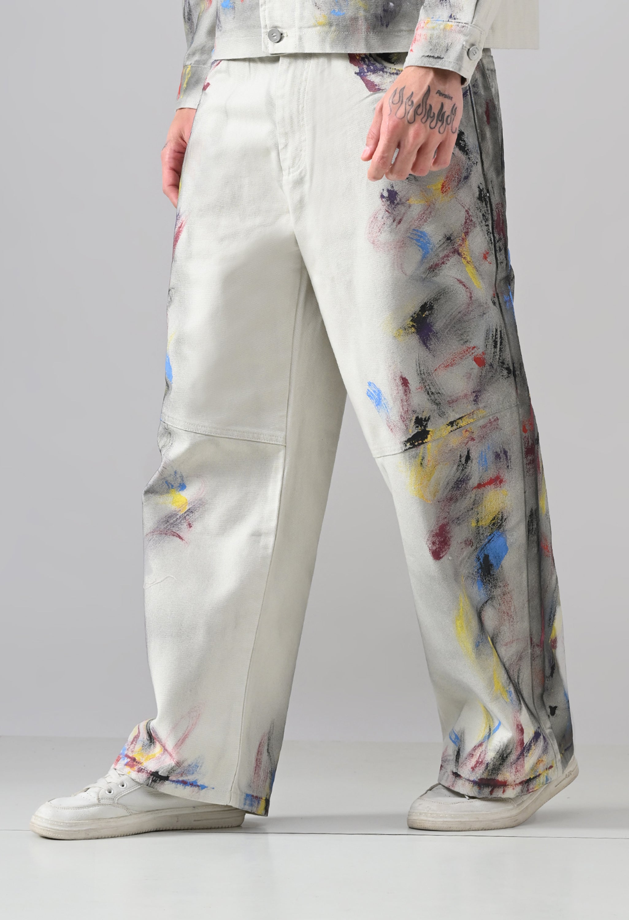 Brushstroke Denim Jeans