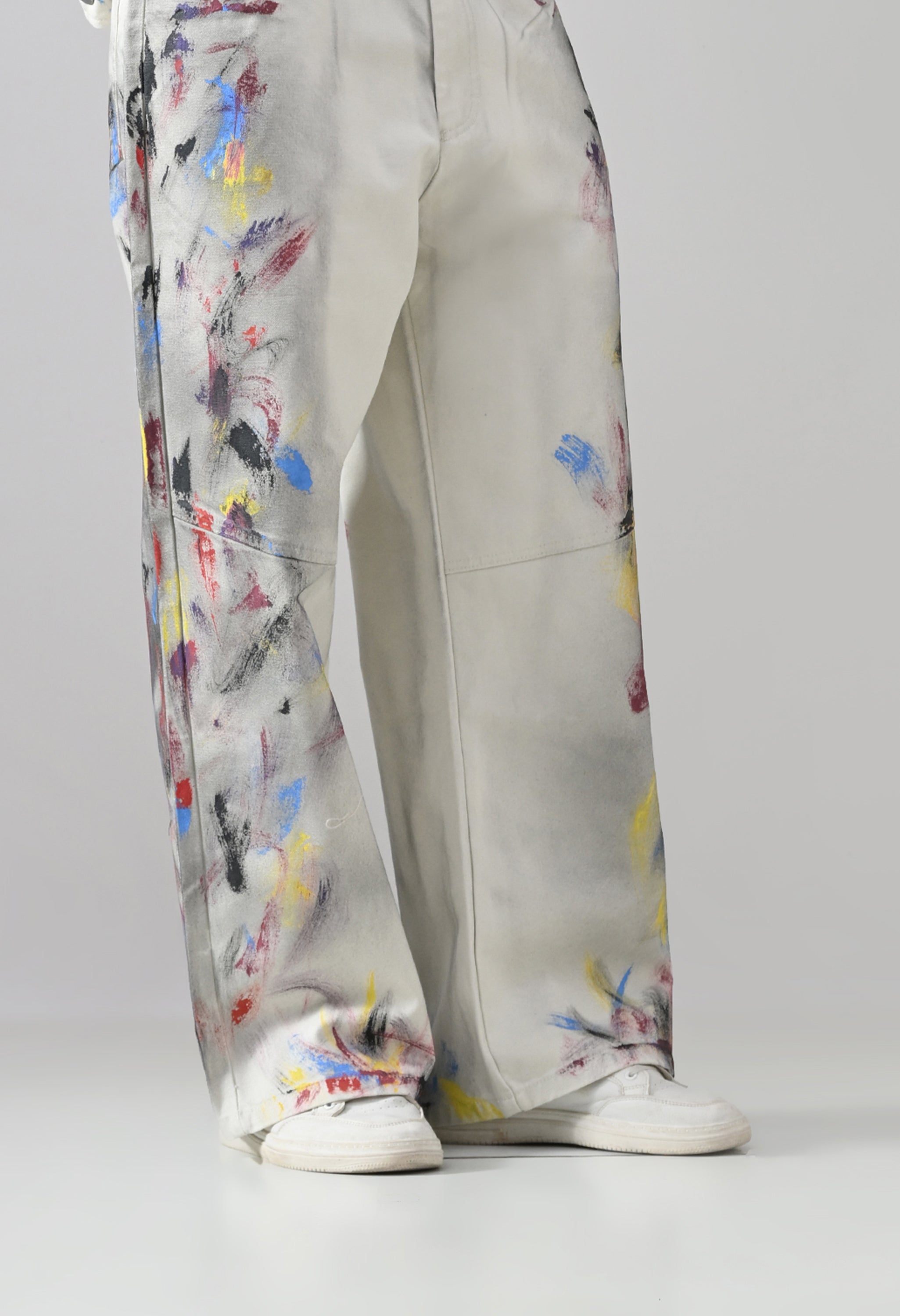 Brushstroke Denim Jeans