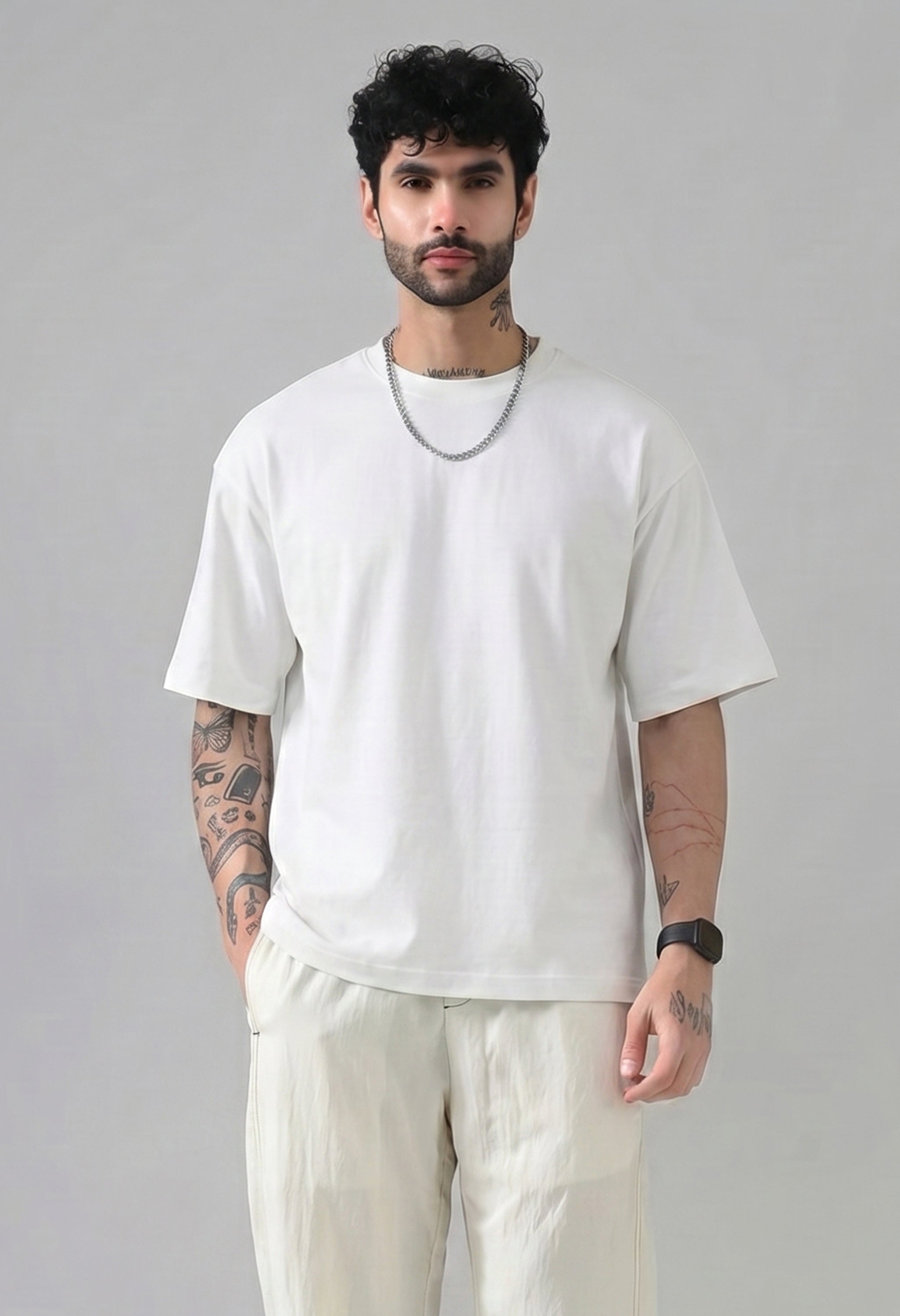 Toramoto Basic Tee- "Alpine White"