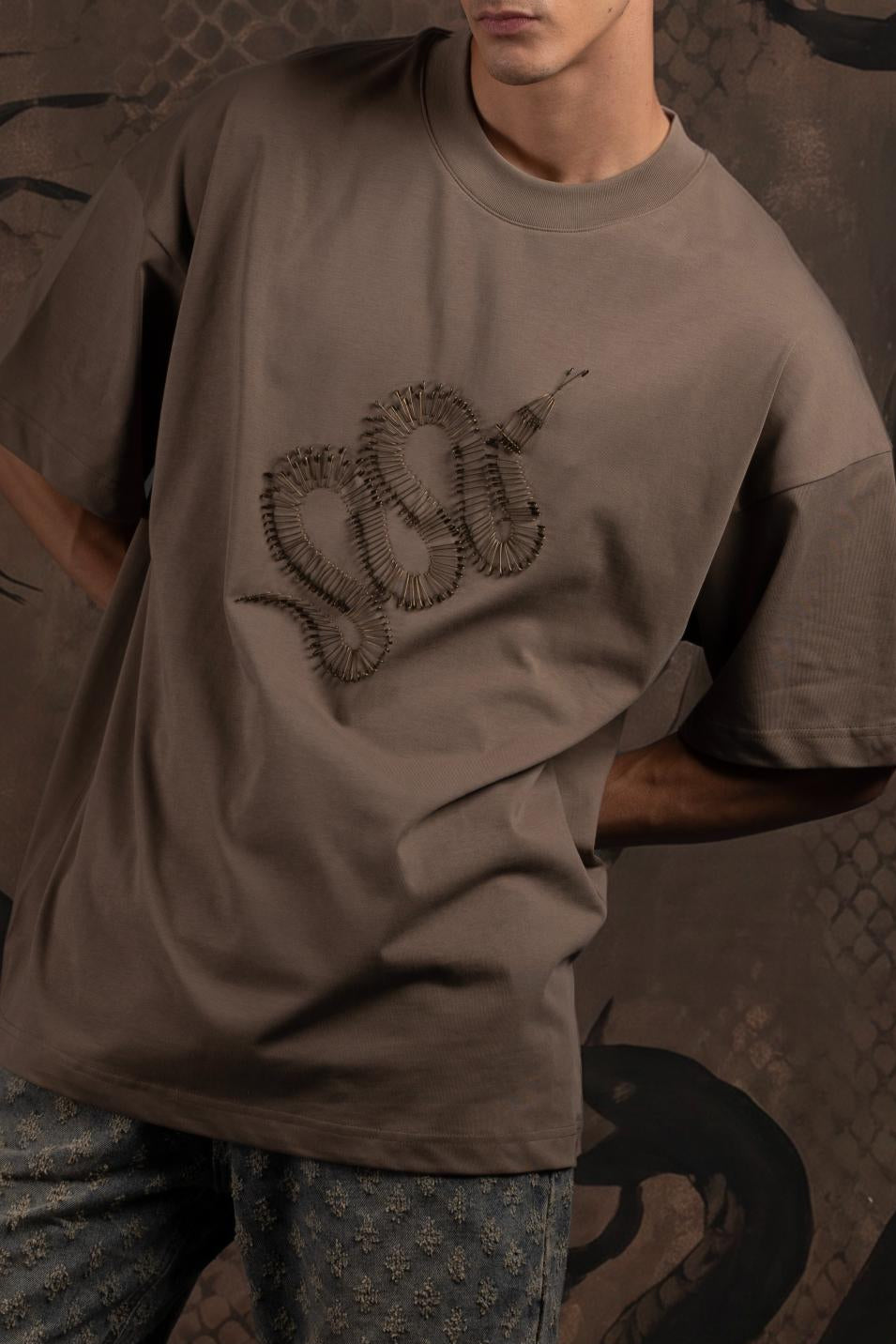 Steel Serpent Tshirt- Desert Brown