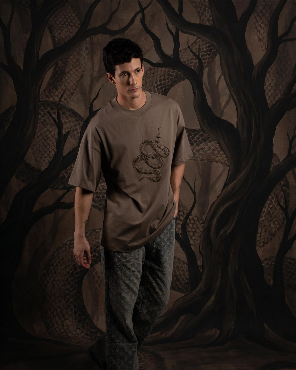 Steel Serpent Tshirt- Desert Brown