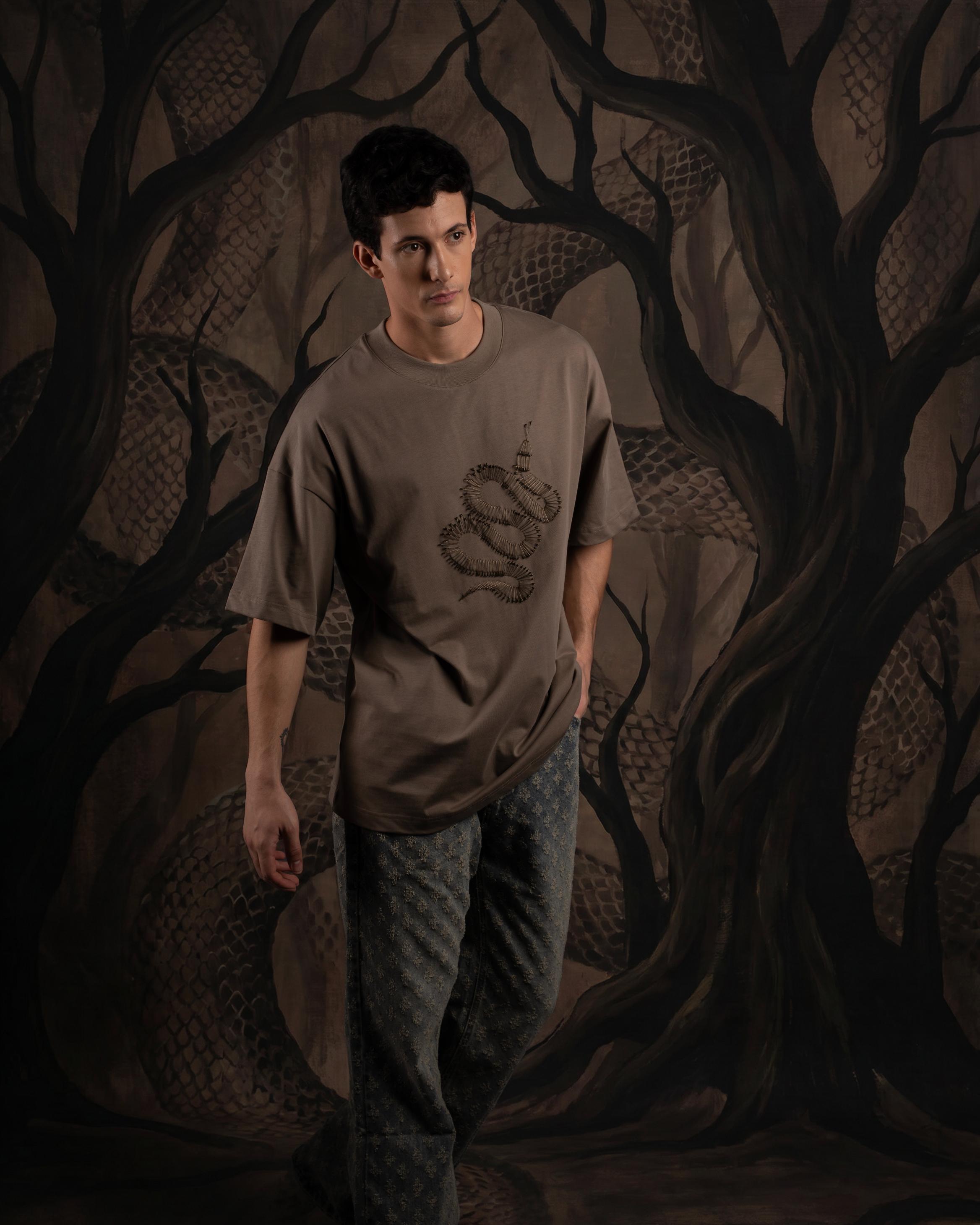 Steel Serpent Tshirt- Desert Brown