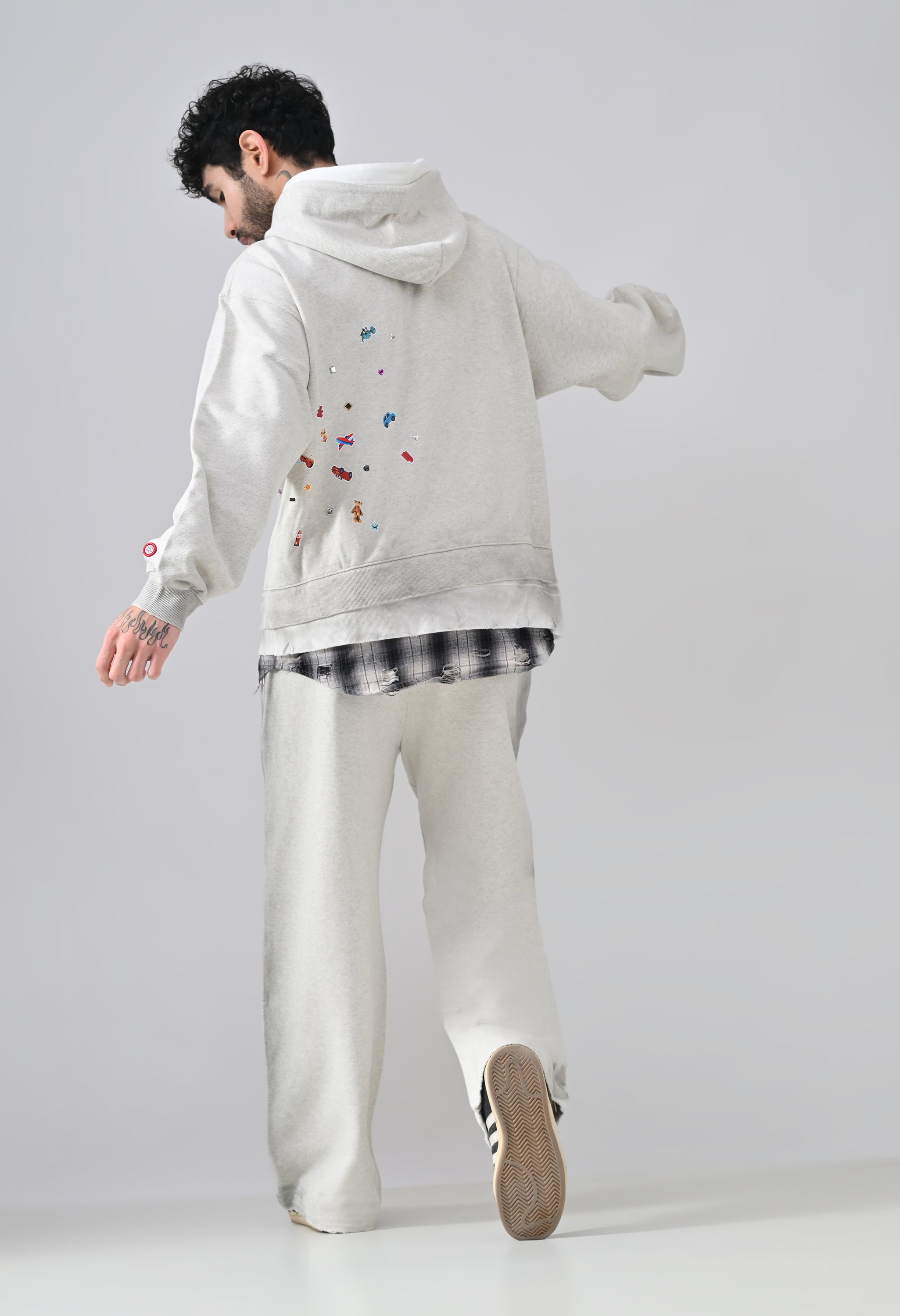 Pixel Pop Relaxed Hoodie