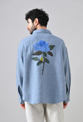 Indigo Rose Oversized Shirt