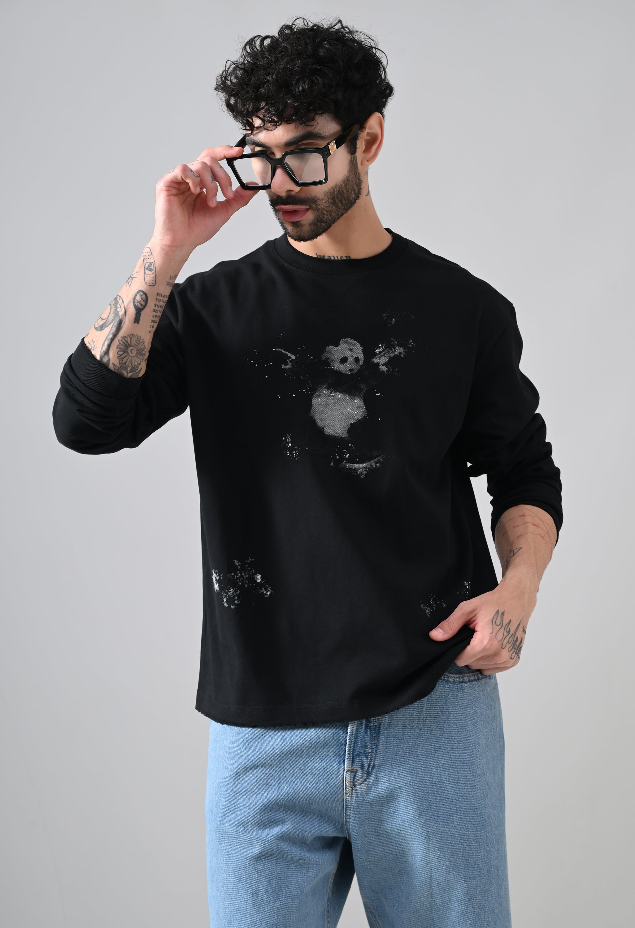 Inglorious Panda Longsleeve T-shirt