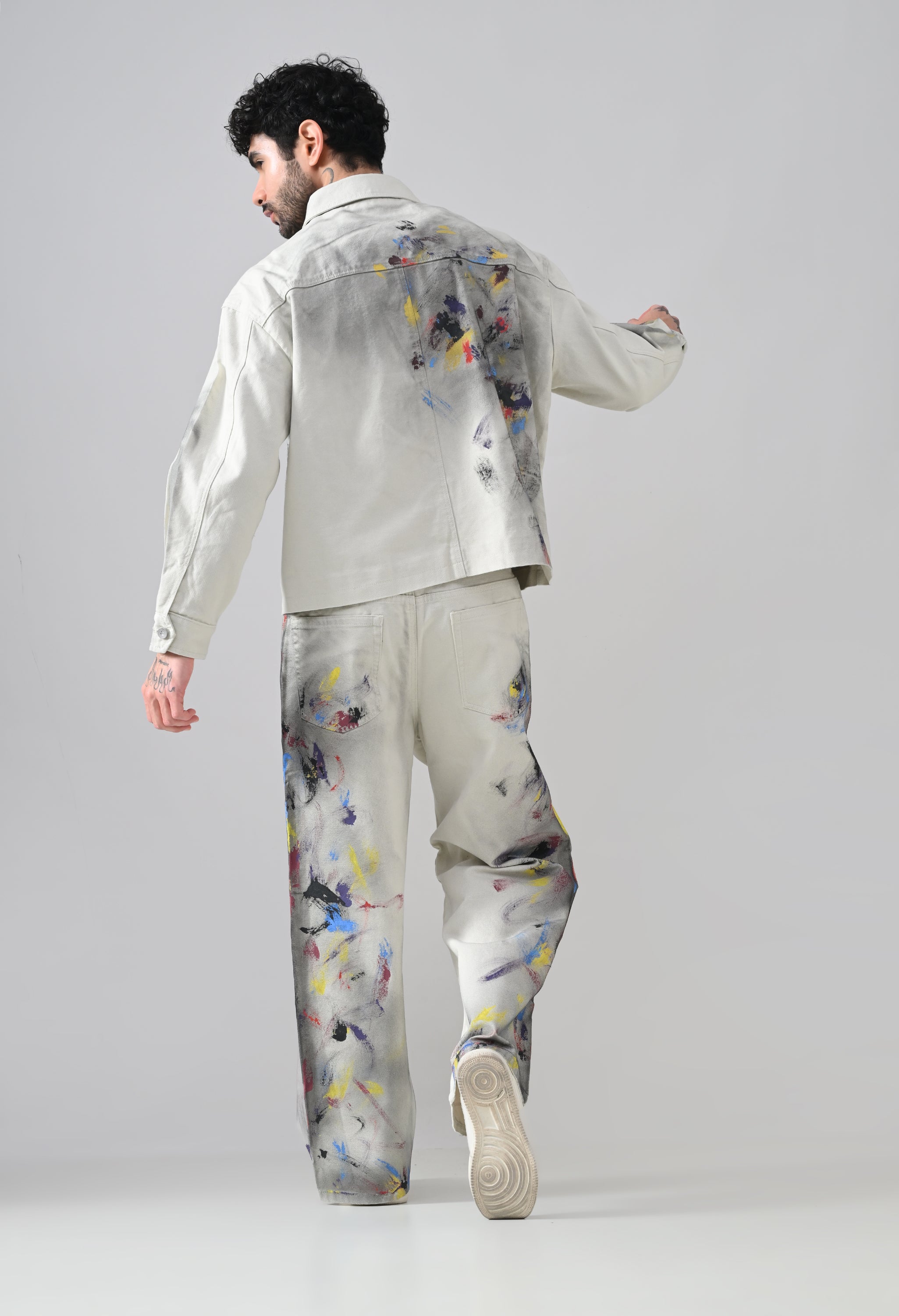 Brushstroke Denim Jacket