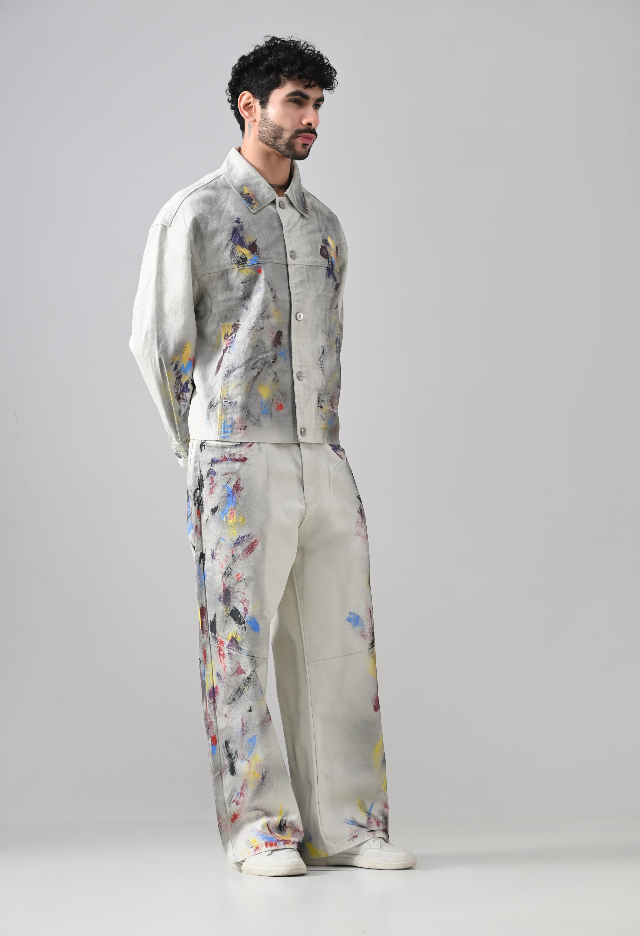 Brushstroke Denim Jeans