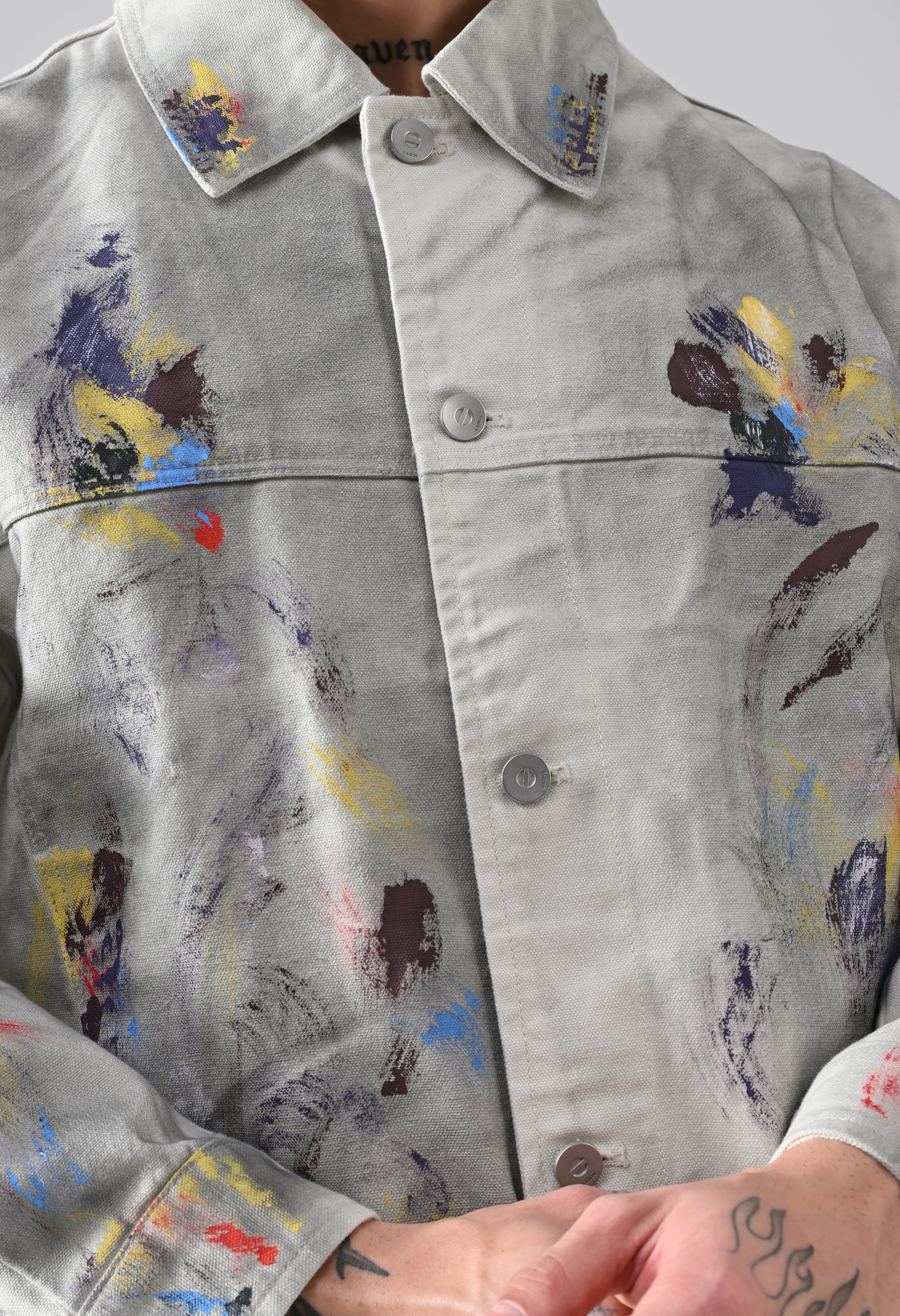 Brushstroke Denim Jeans