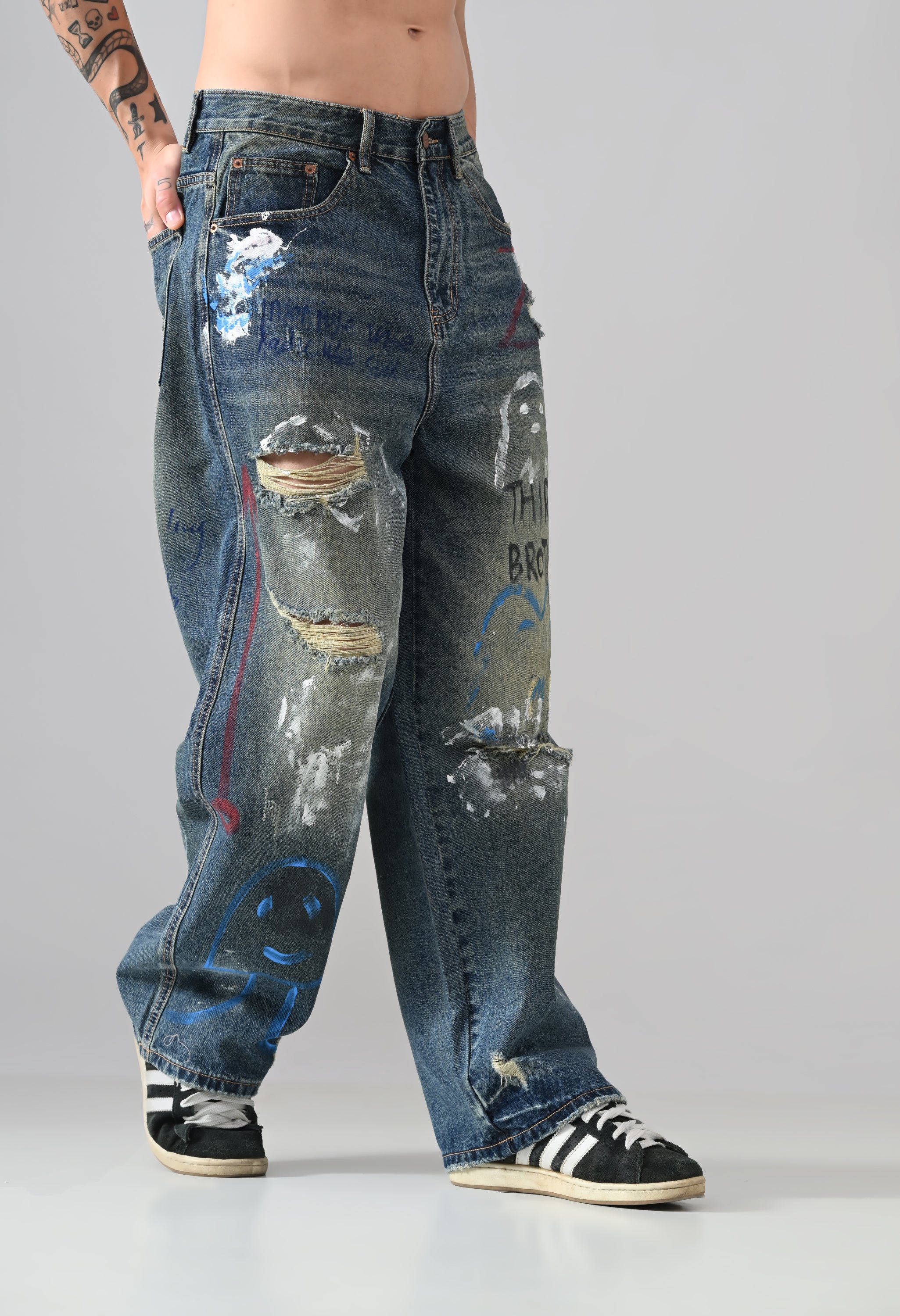 Brotherhood Grafitti Jeans