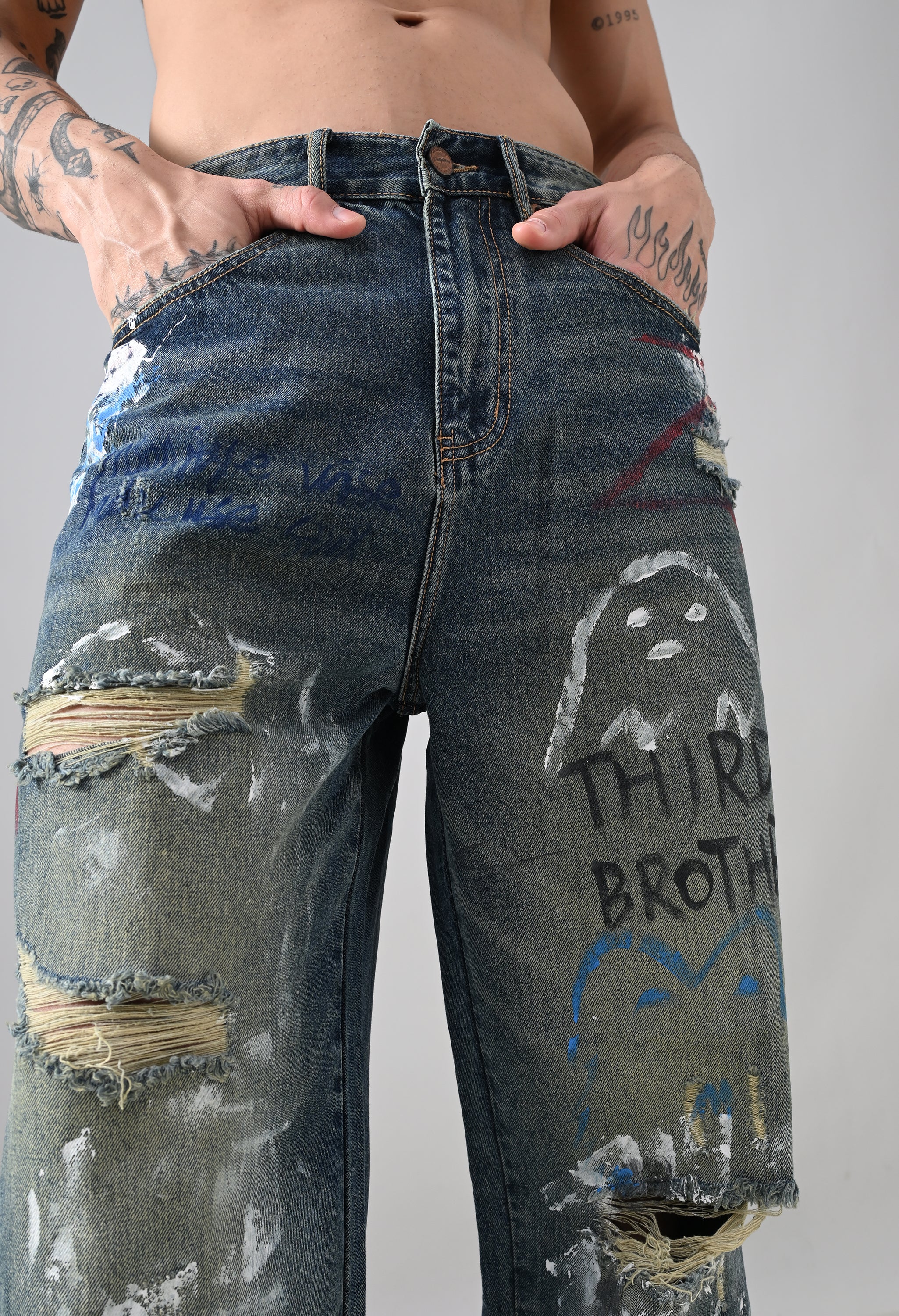Brotherhood Grafitti Jeans