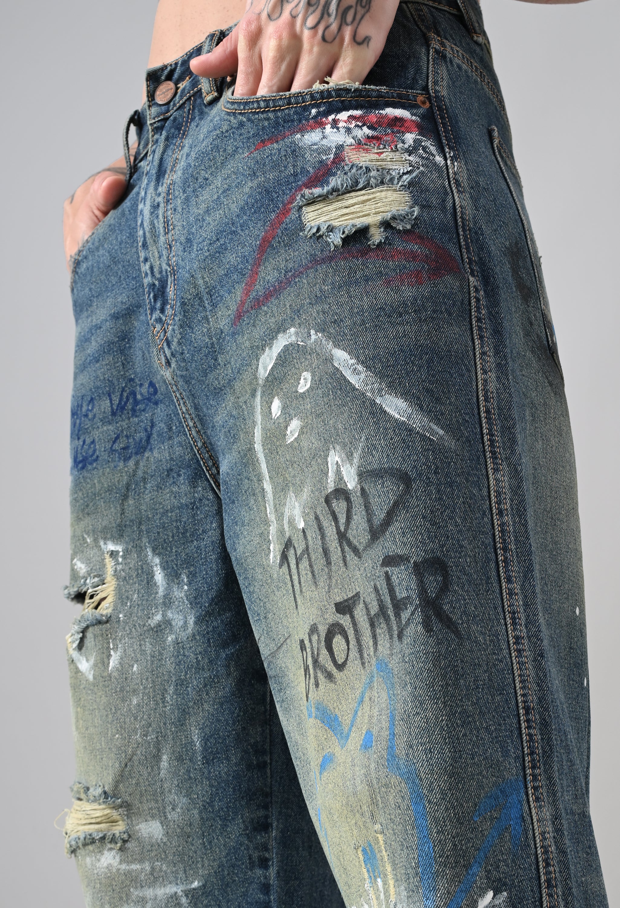 Brotherhood Grafitti Jeans