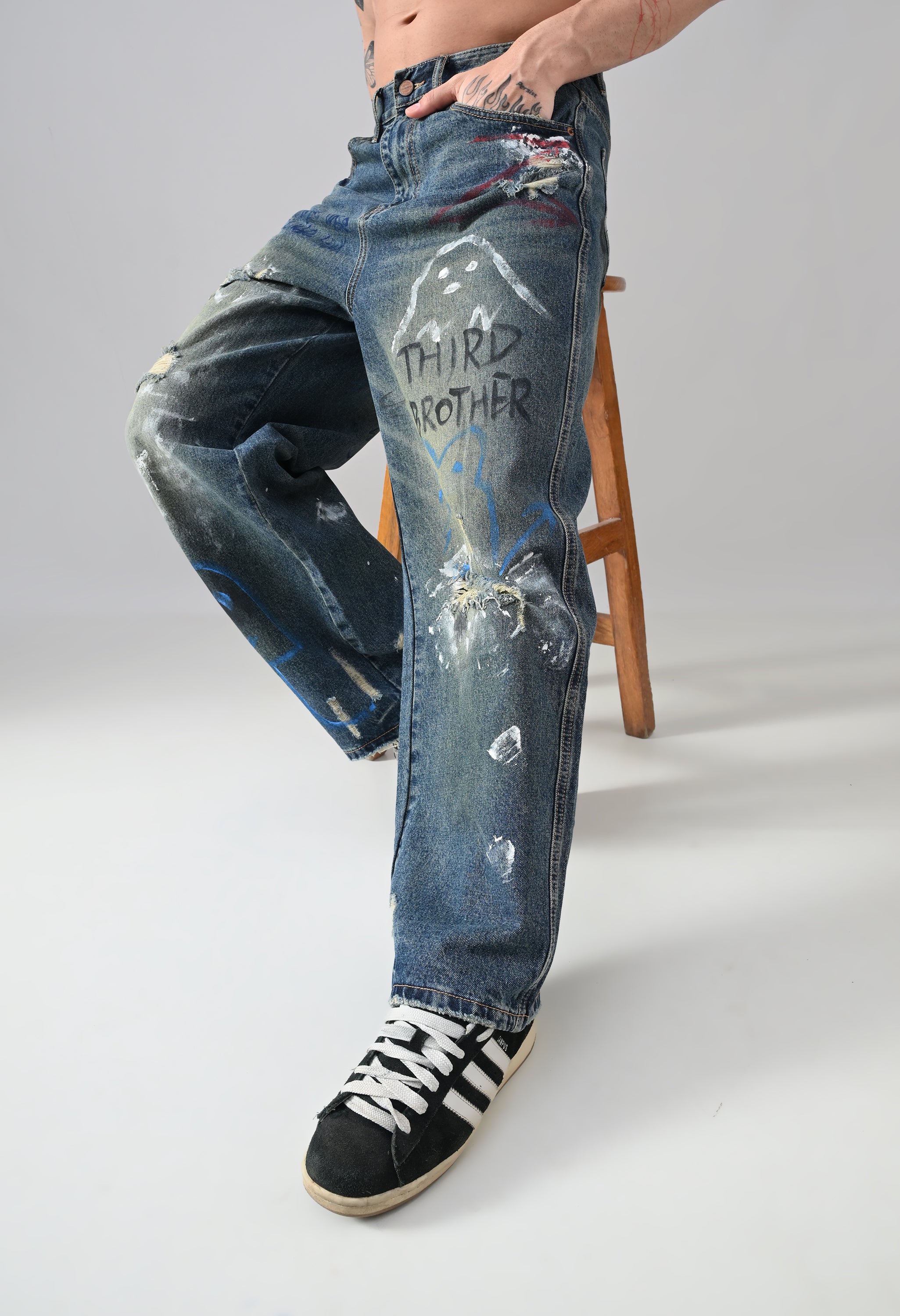 Brotherhood Grafitti Jeans