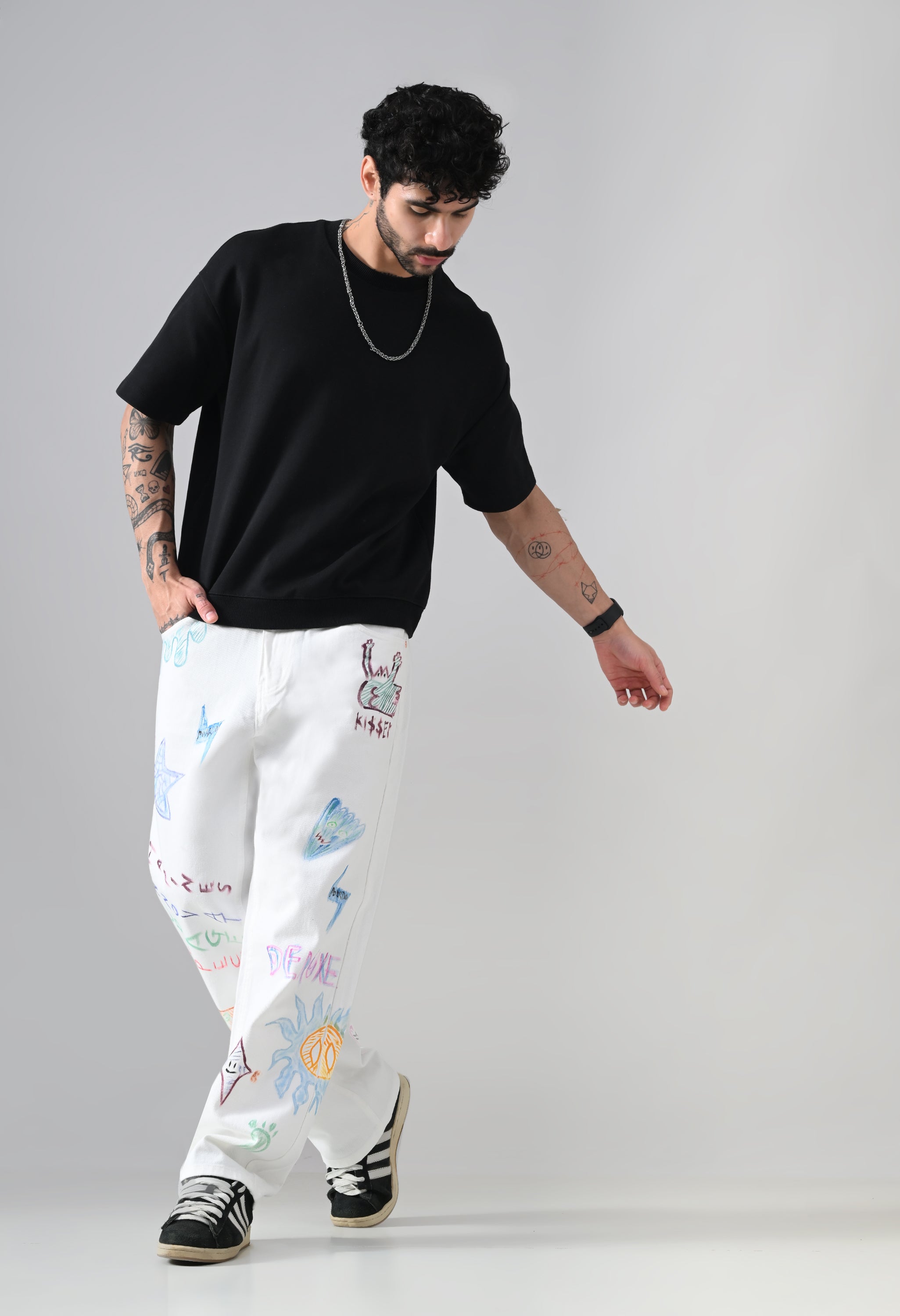 Doodle Drip Jeans