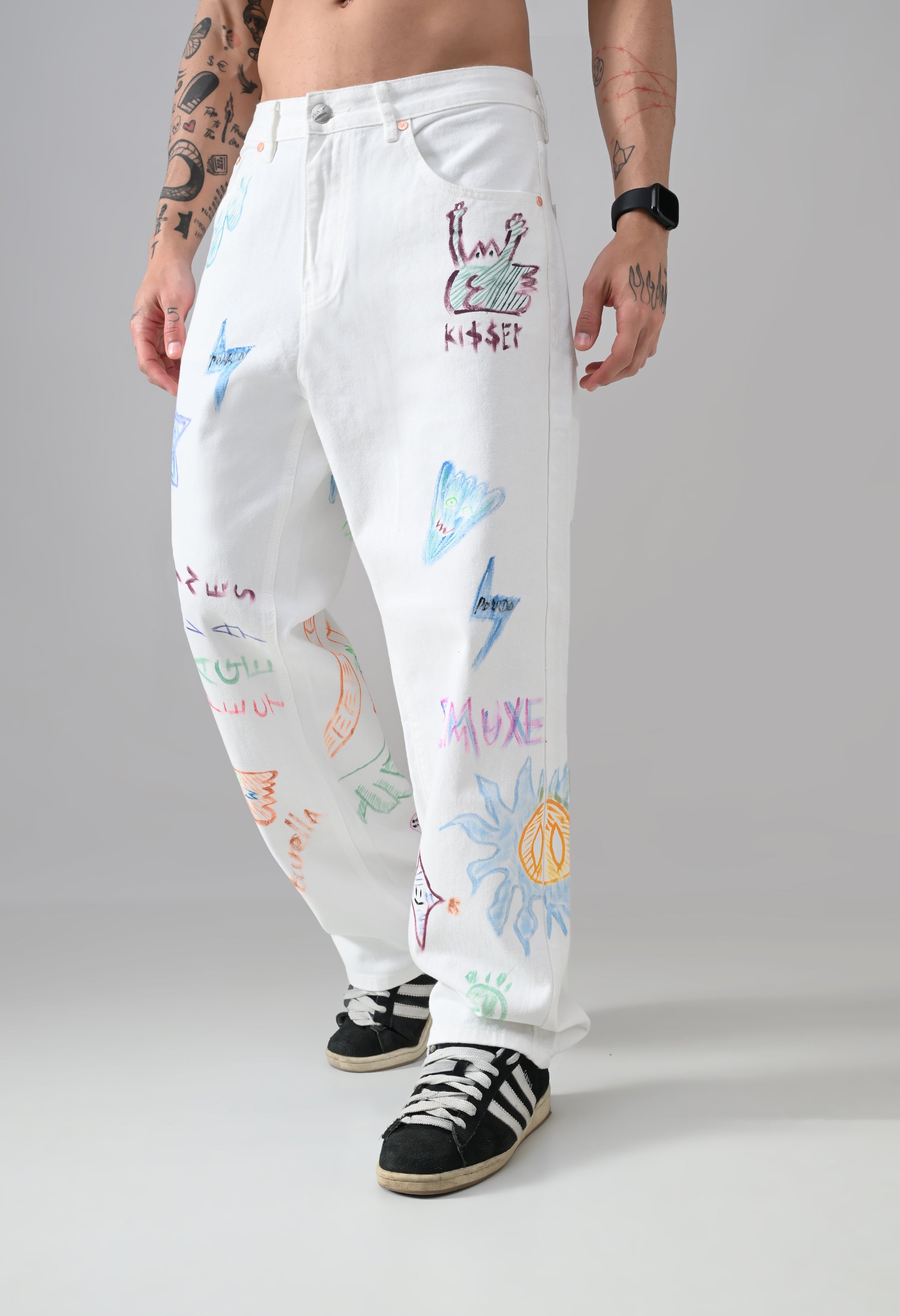 Doodle Drip Jeans
