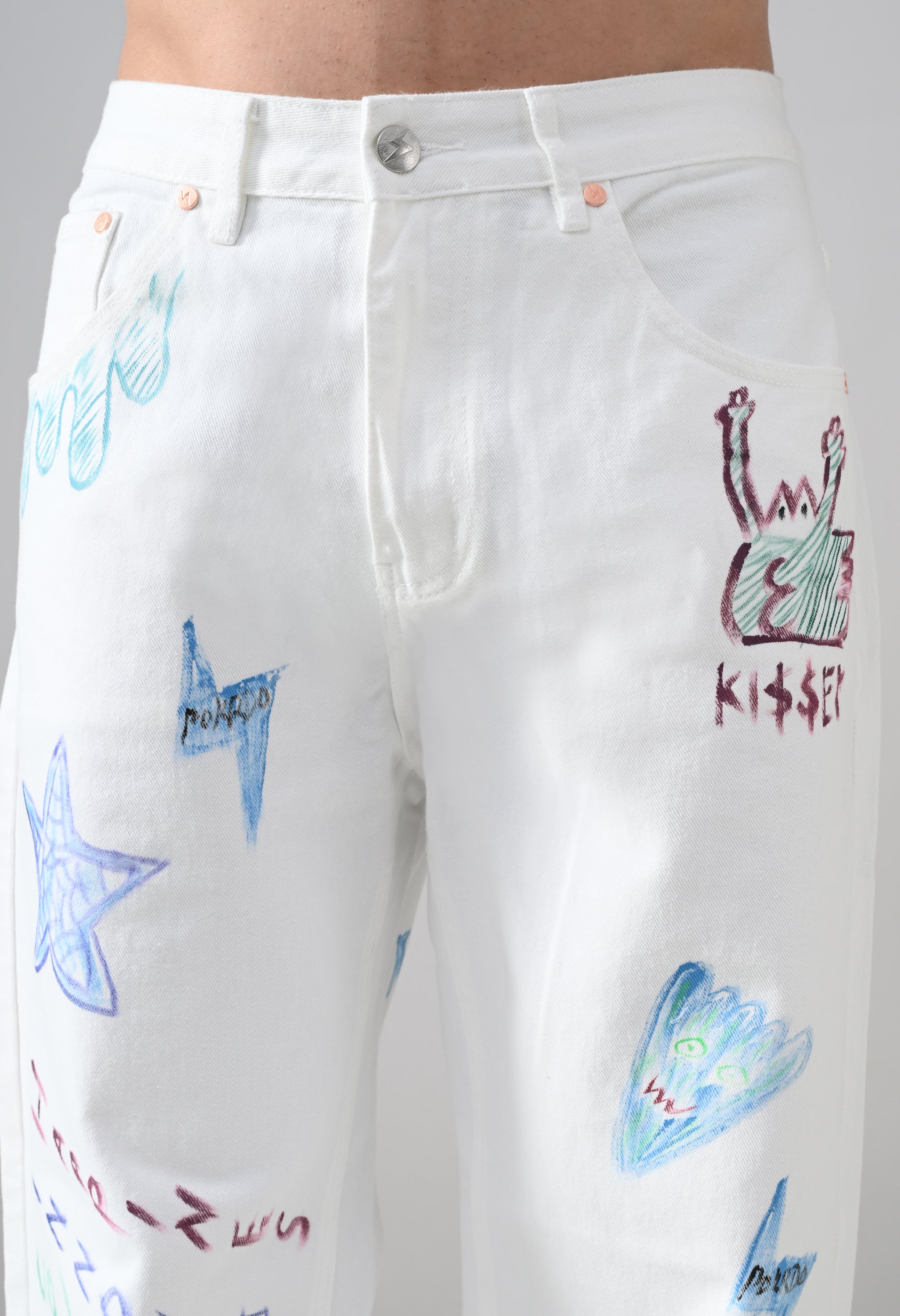 Doodle Drip Jeans