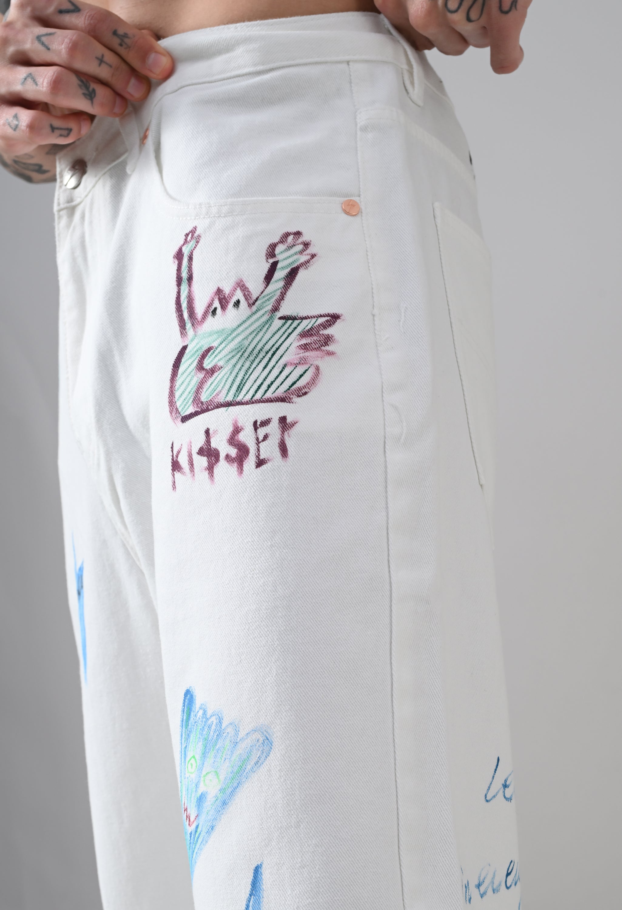 Doodle Drip Jeans