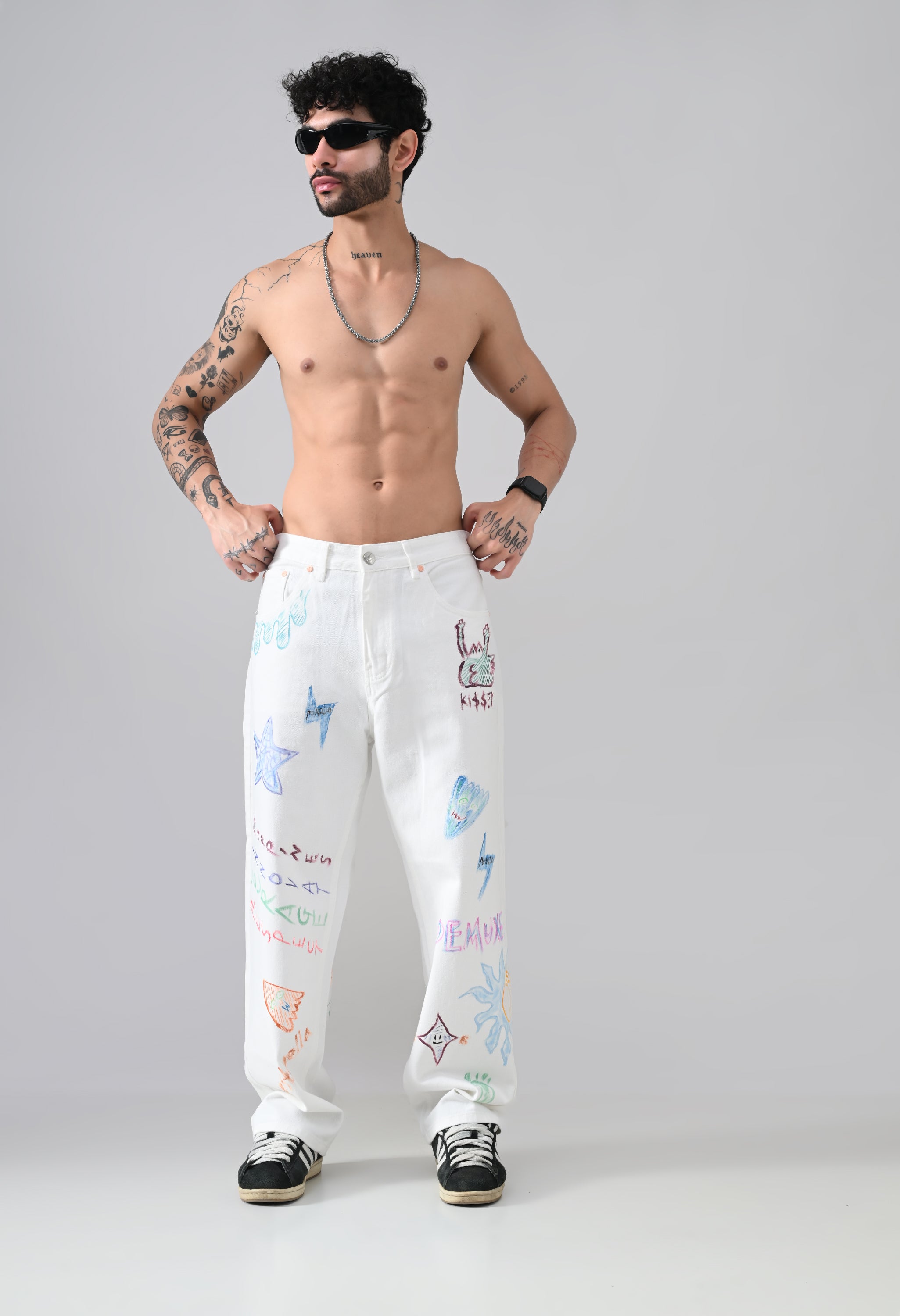 Doodle Drip Jeans