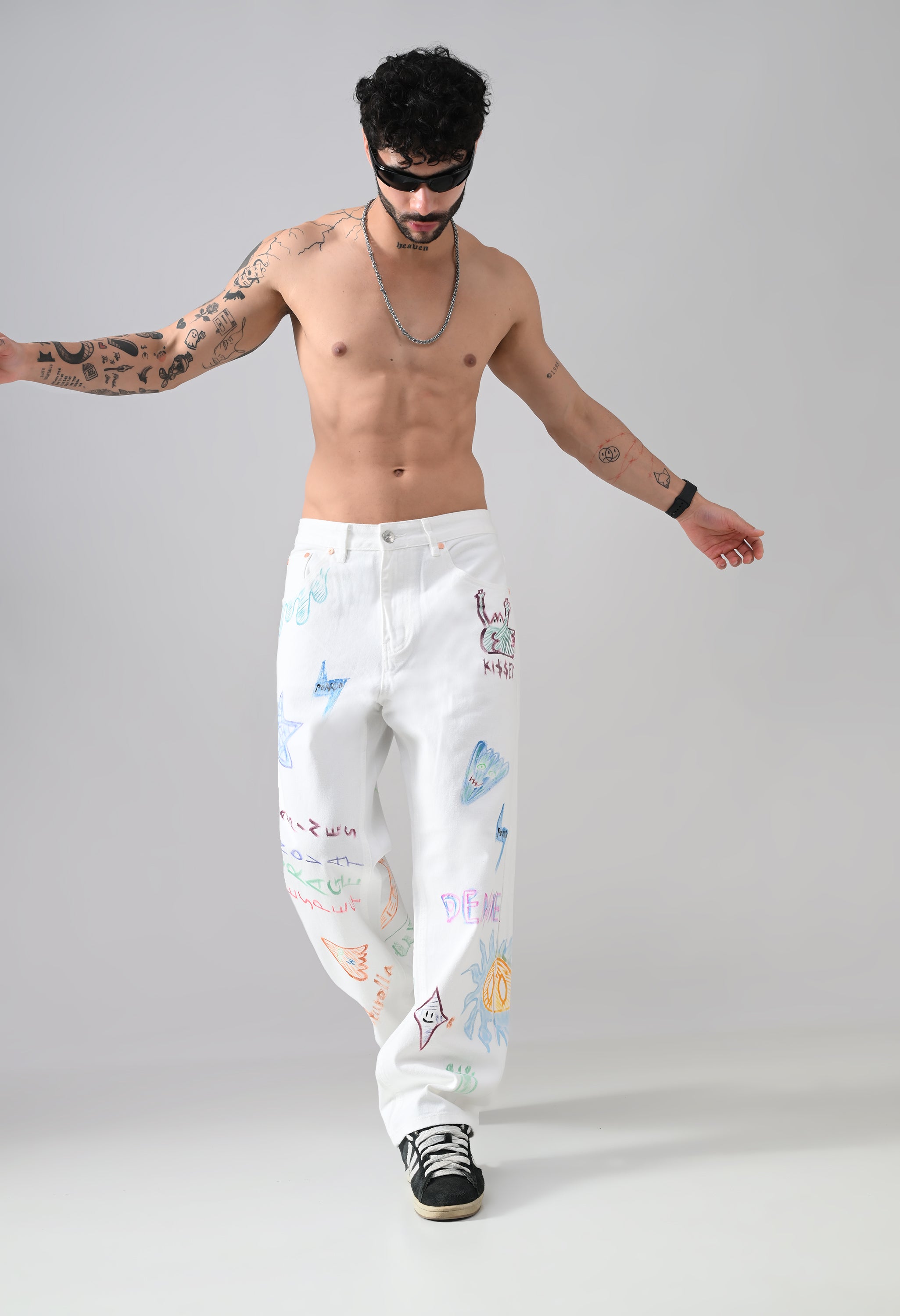 Doodle Drip Jeans