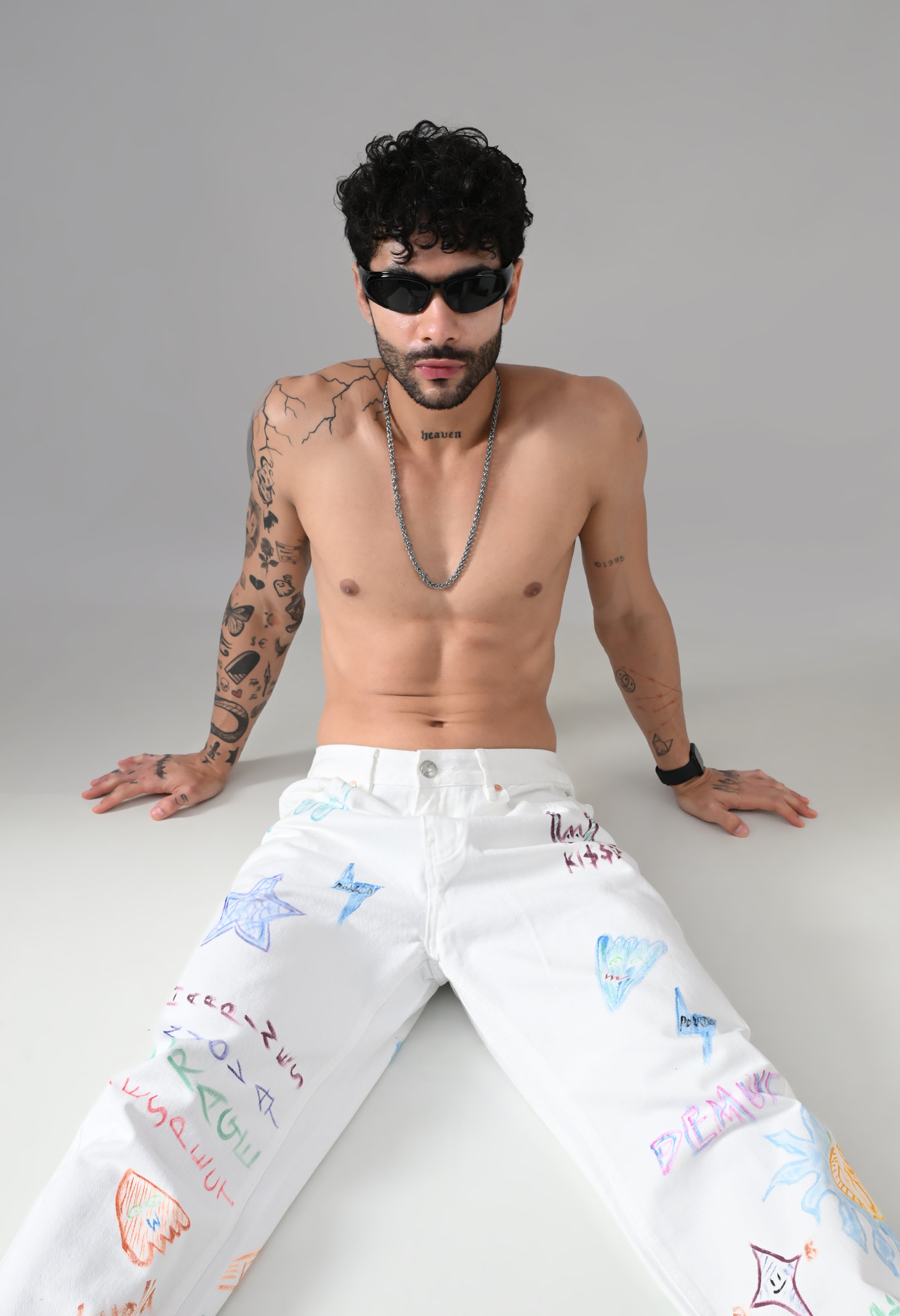 Doodle Drip Jeans