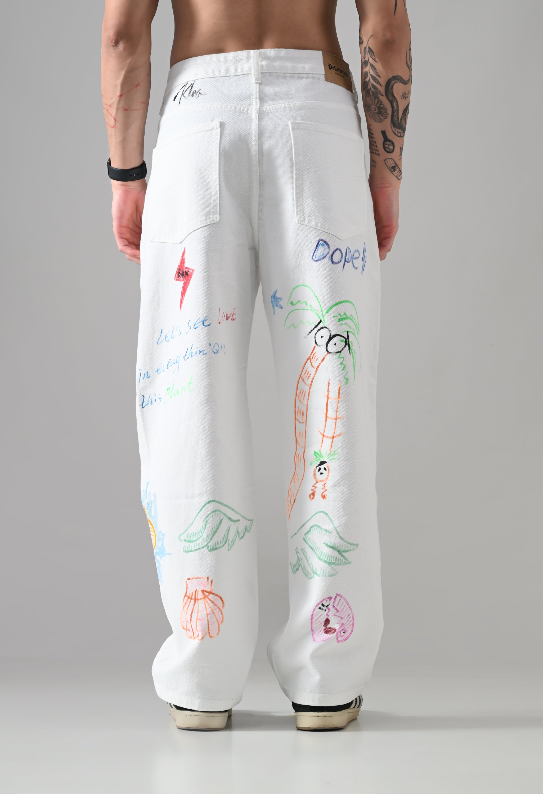 Doodle Drip Jeans