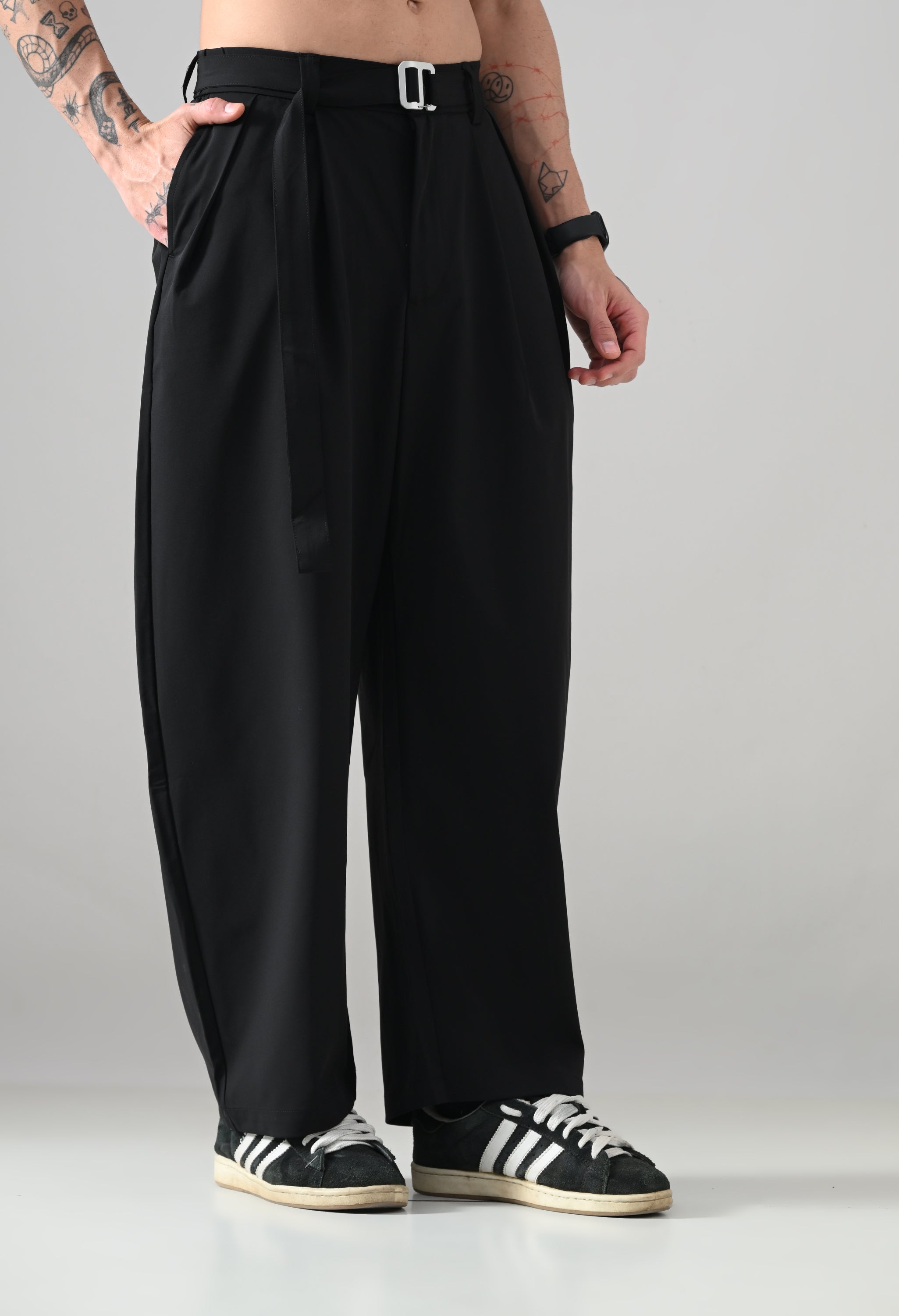 Urban Drape Pants Black