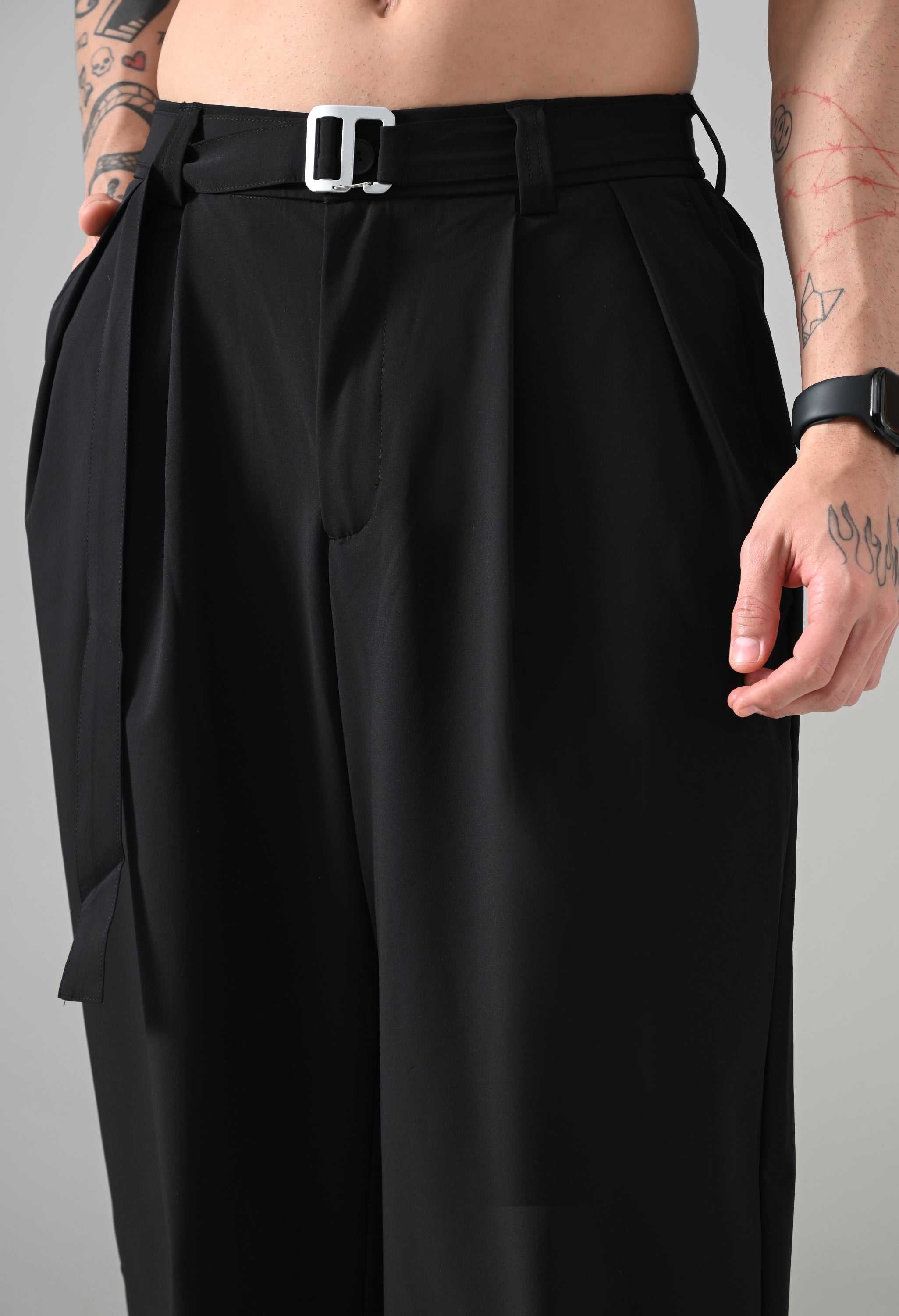 Urban Drape Pants Black