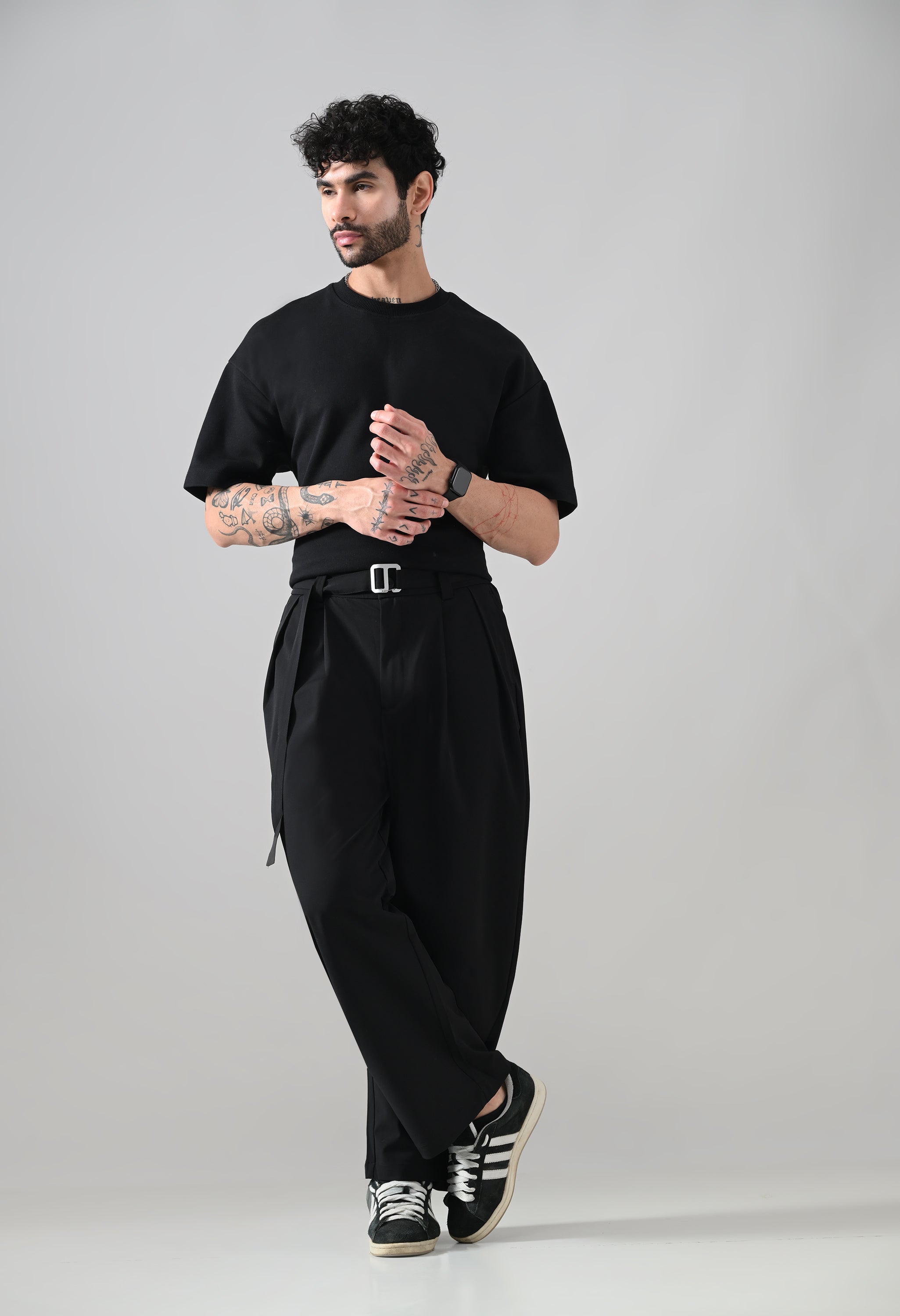 Urban Drape Pants Black