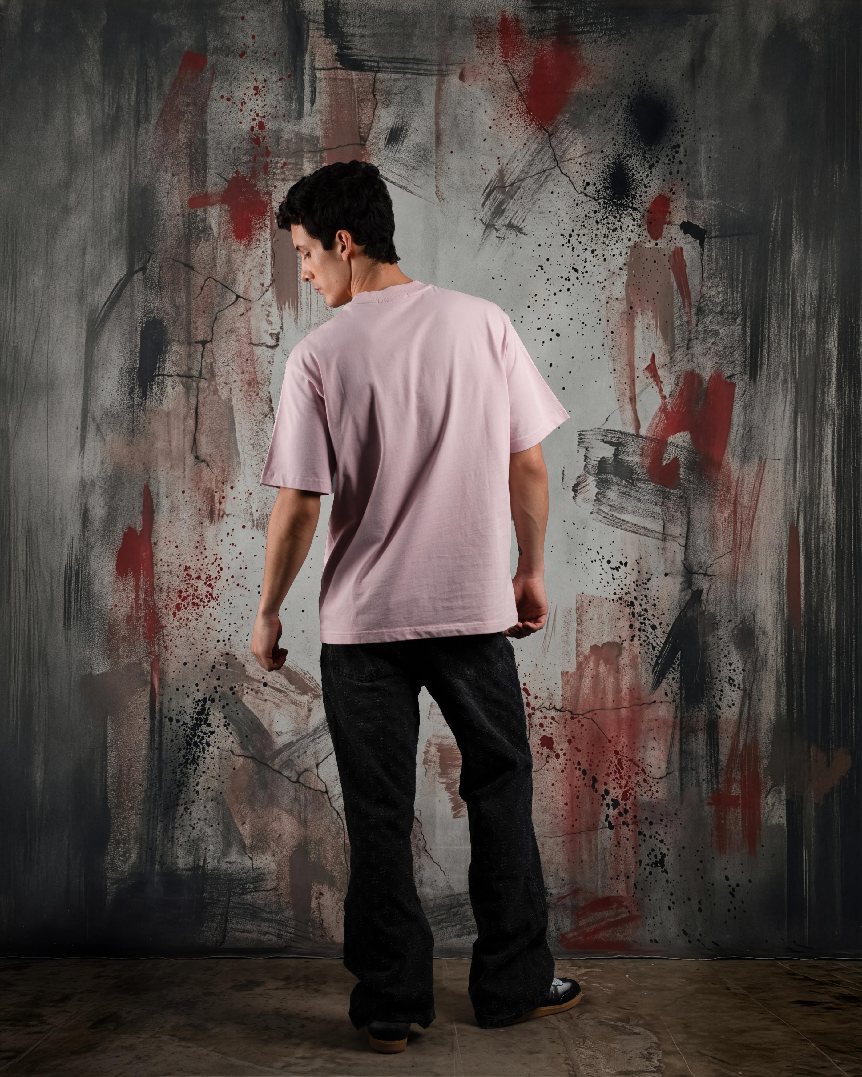 "The Gesture" T-Shirt -Pink Static