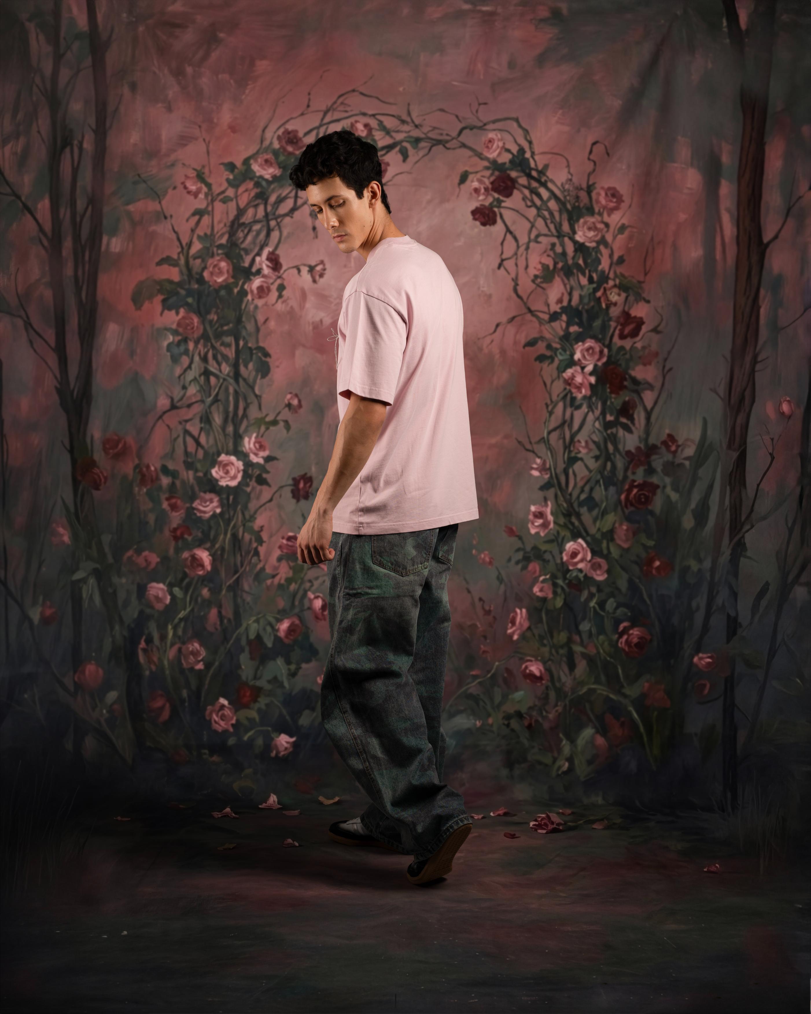 Forbidden Flower Tshirt-Rose Dust