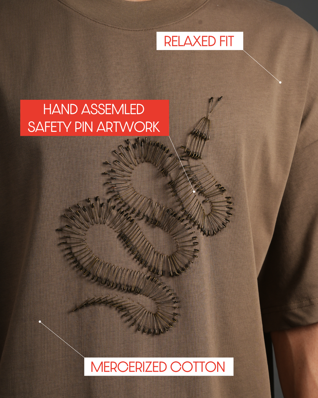 Steel Serpent Tshirt- Desert Brown