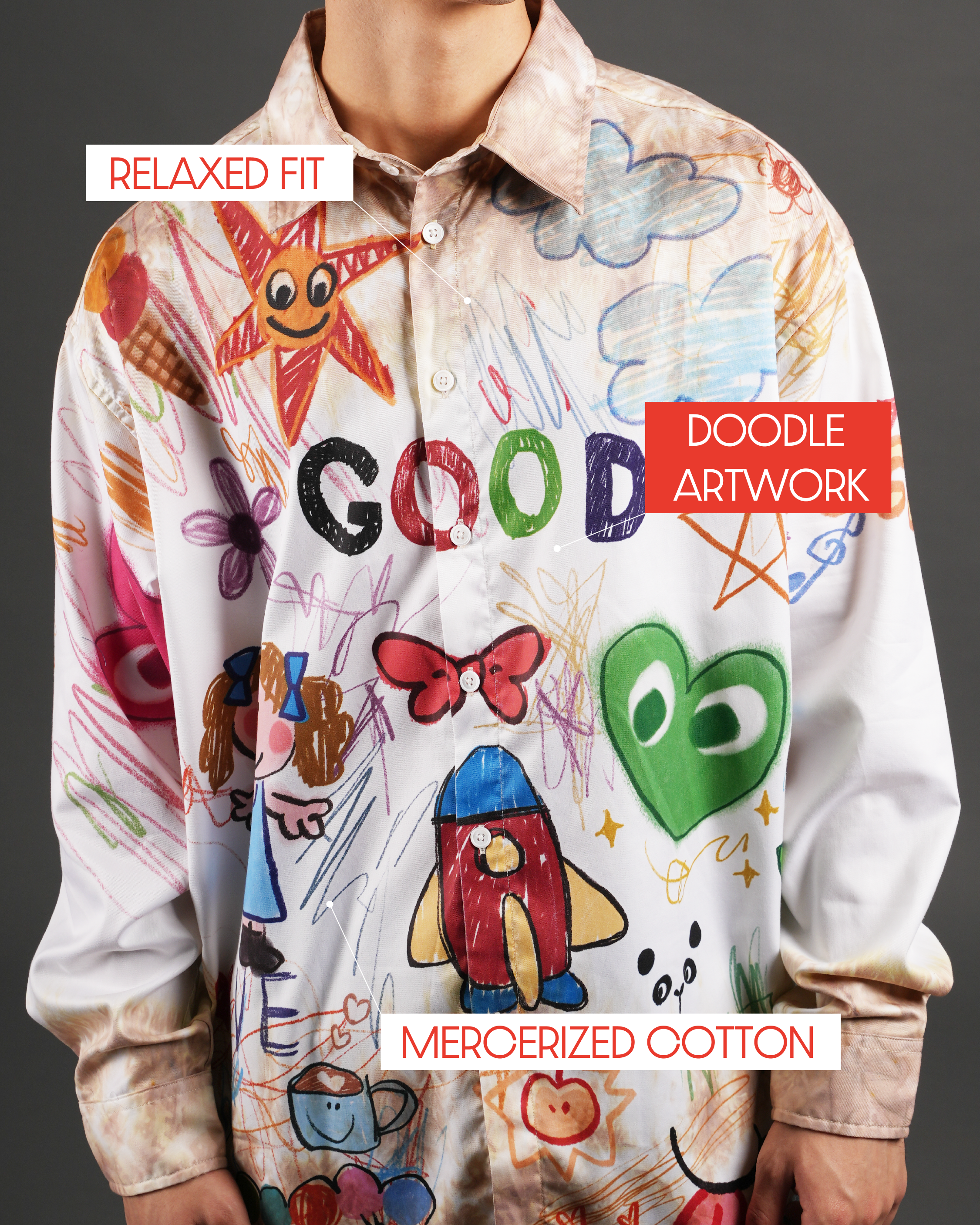 Scribble Theory Shirt [OVERSIZED FIT]
