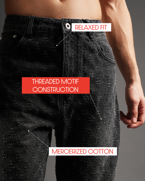 Texture Theory Jeans- Carbon Black