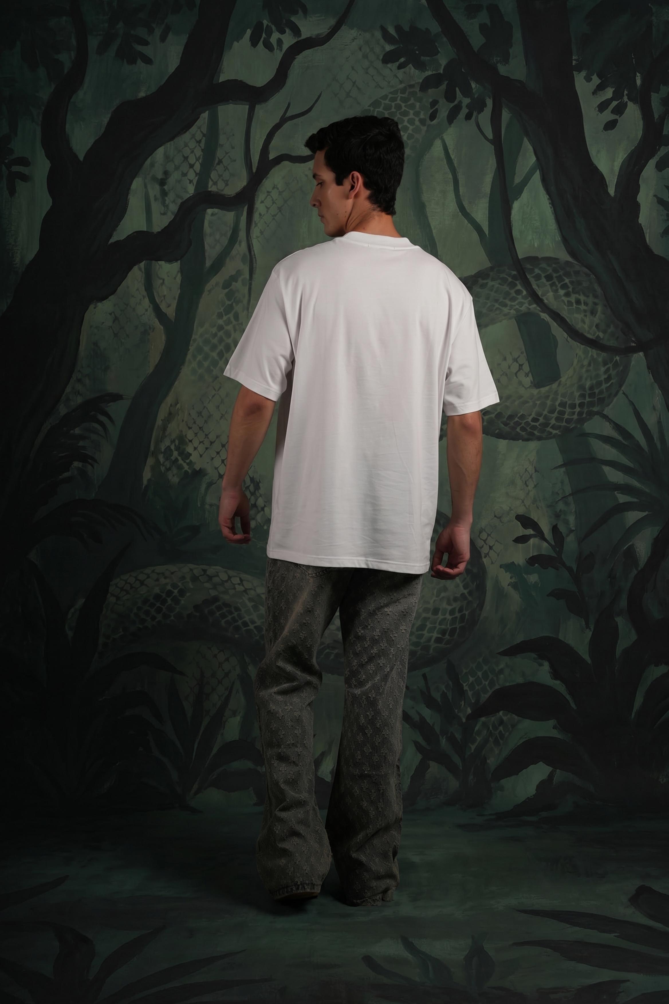 Venom of Doubt Tshirt- Ghost White