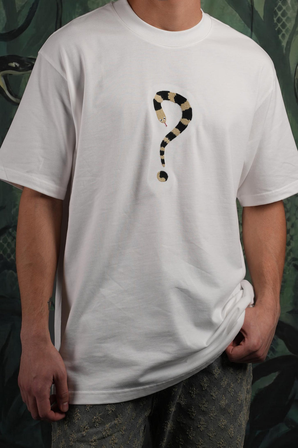 Venom of Doubt Tshirt- Ghost White