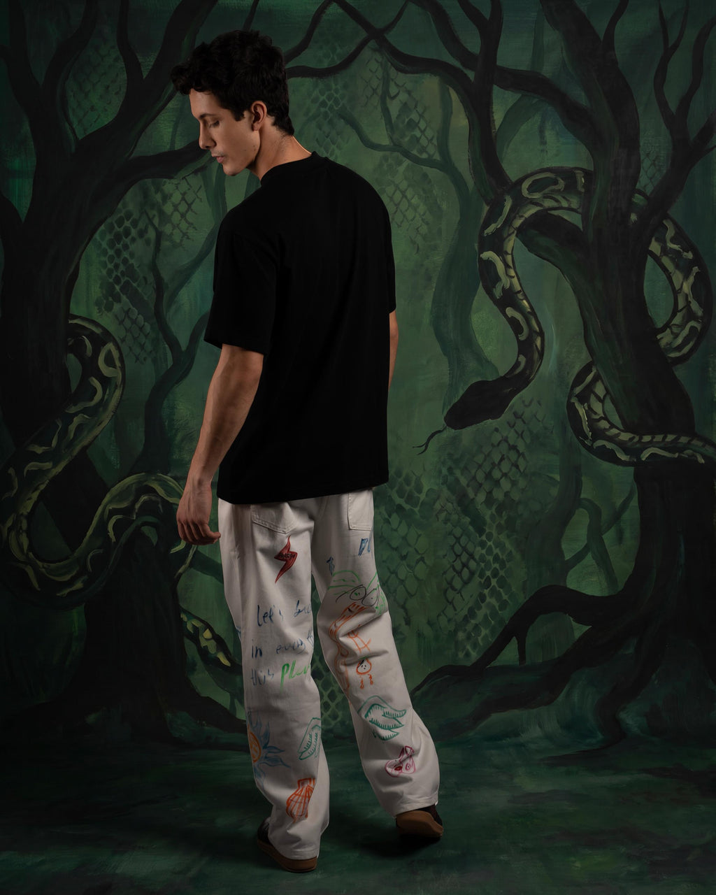 Steel Serpent Tshirt- Midnight Venom