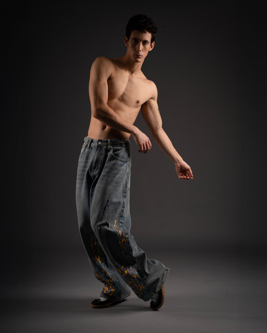 Paint Theory Jeans-Ash Grey