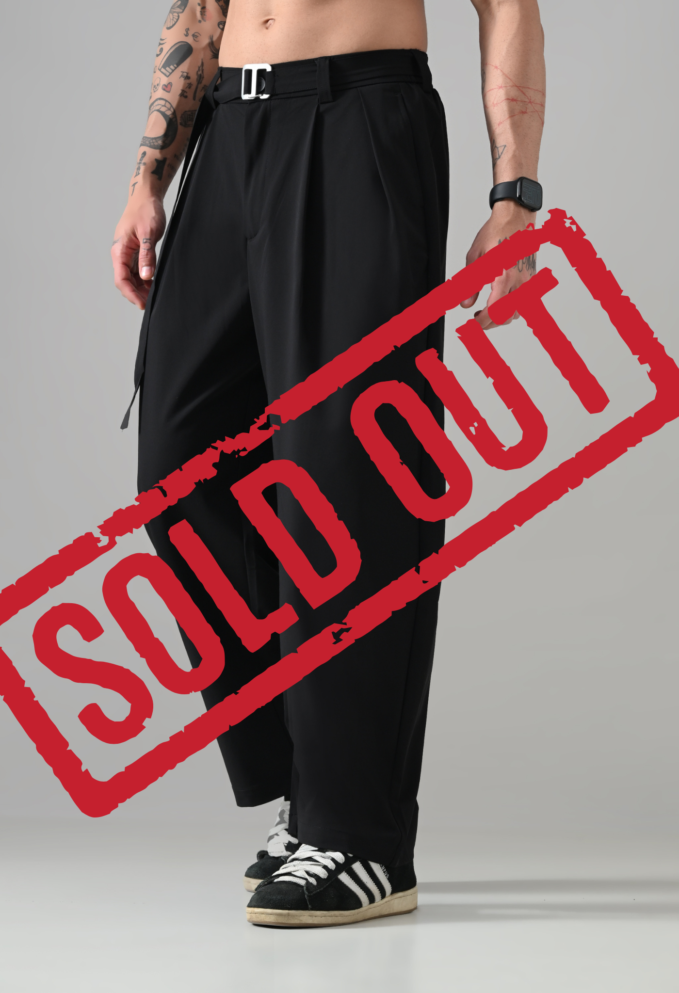 Urban Drape Pants Black